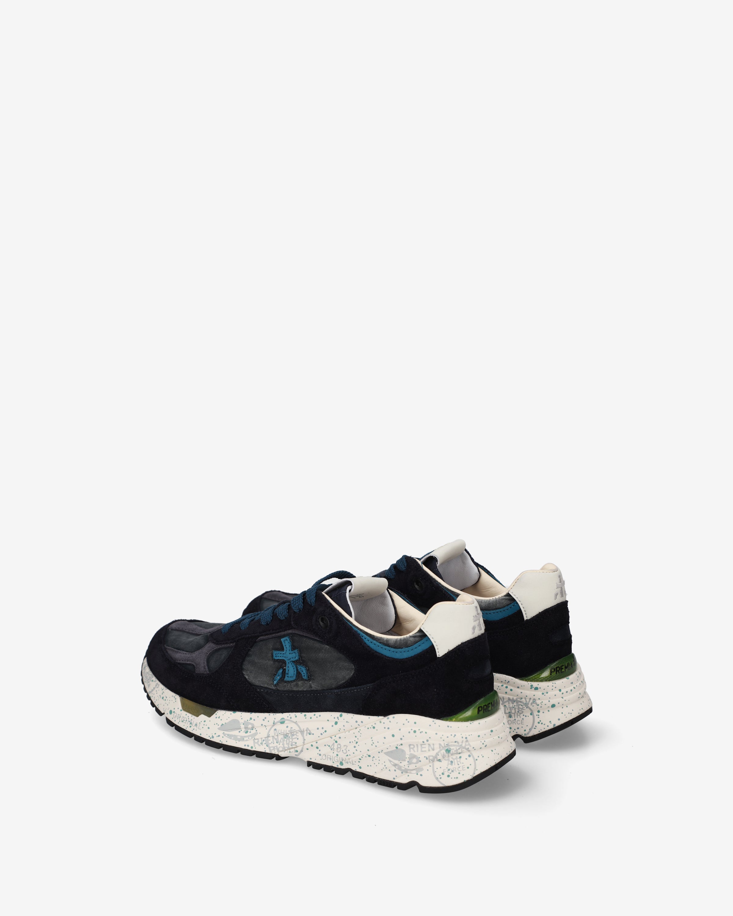 premiata-mased-8519-sneaker-damen-blau-suede image 5