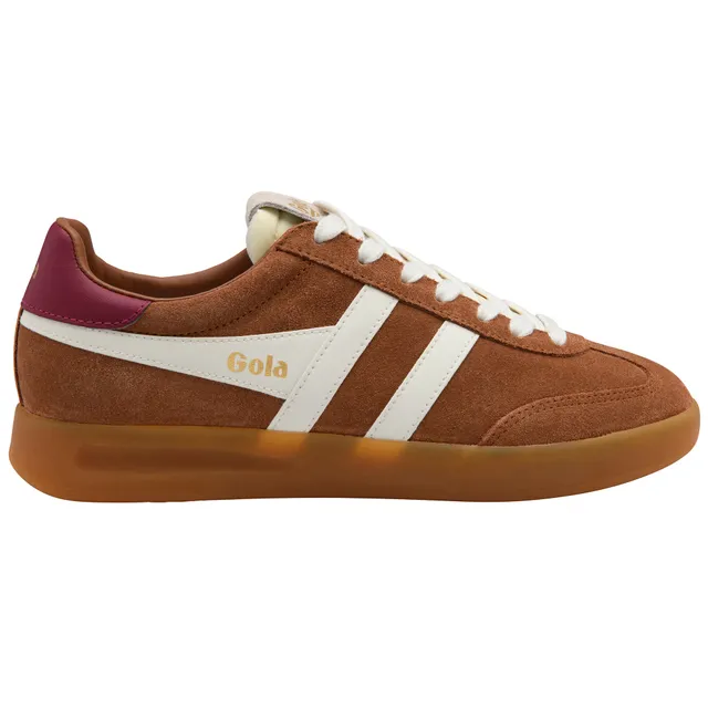 gola-cyclone-sneaker-f-r-damen-umbra-cremewei-kirschrot image 1
