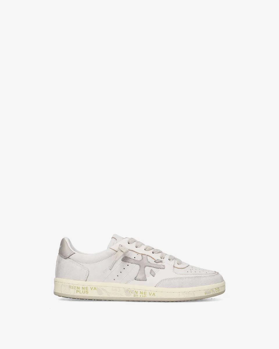 premiata-bskt-clayd-8447-damen-sneaker-wei-beige image 1