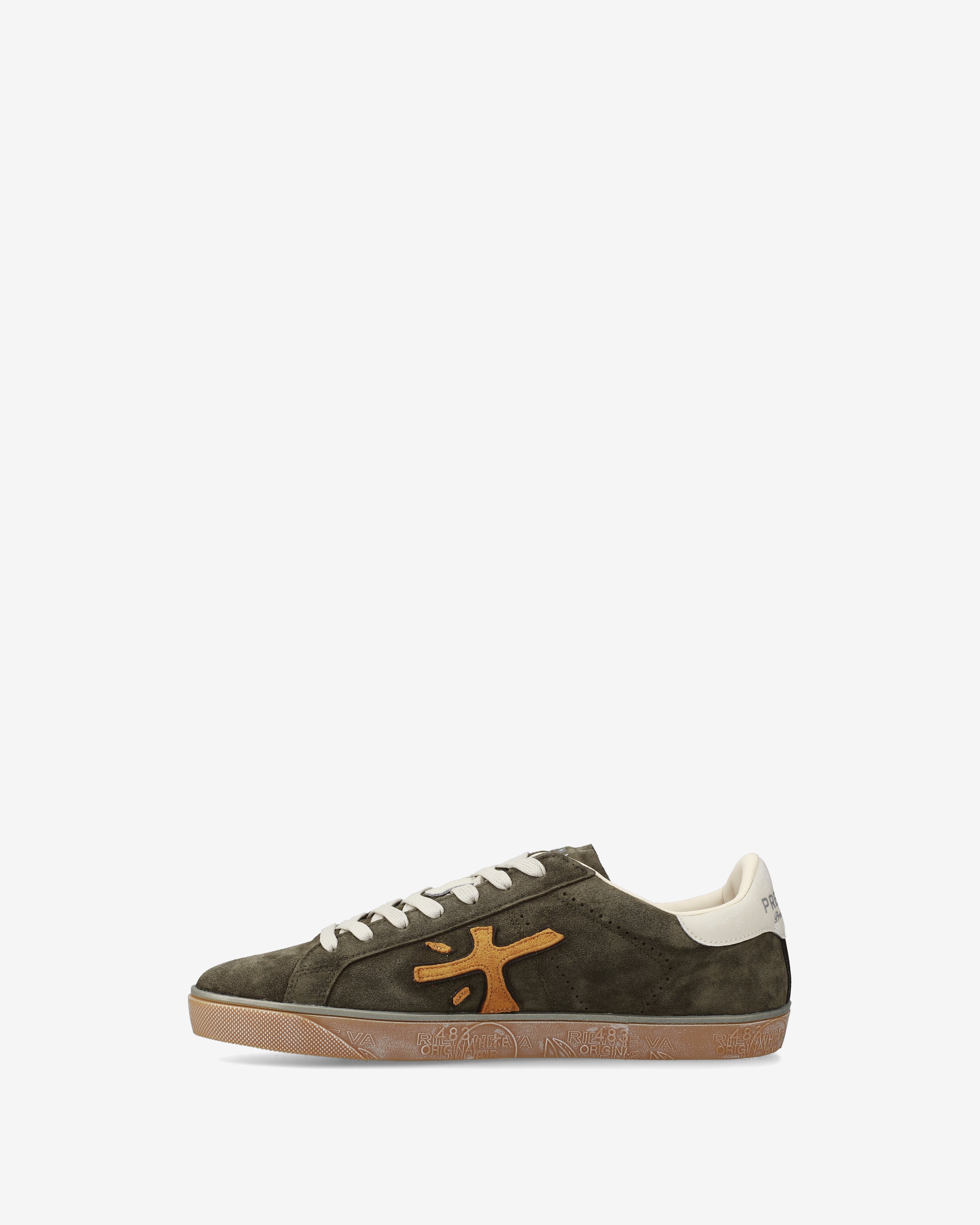 premiata-steven-7627-sneaker-olivgr-n-aus-leder-suede image 3