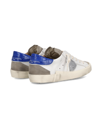 philippe-model-prsx-damen-sneaker-wei-blau-grau-taupe image 2