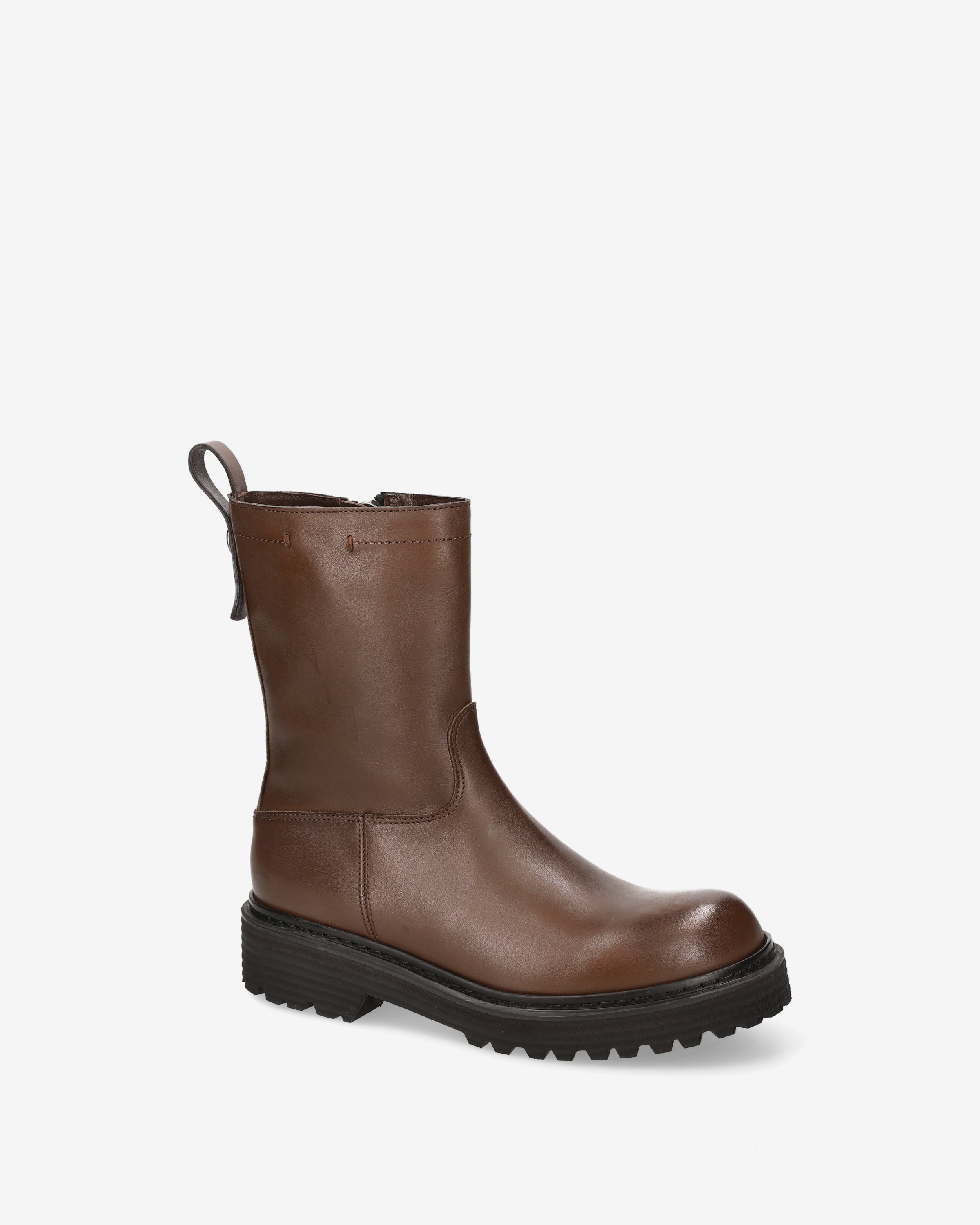premiata-stivaletti-ankle-boots-damen-braun-leder-made-in-italy image 4