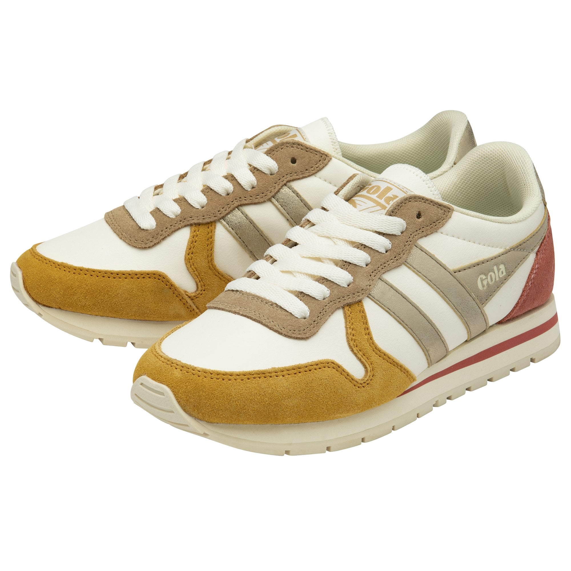 gola-daytona-quadrant-damen-sneaker-cremewei-gelb image 3