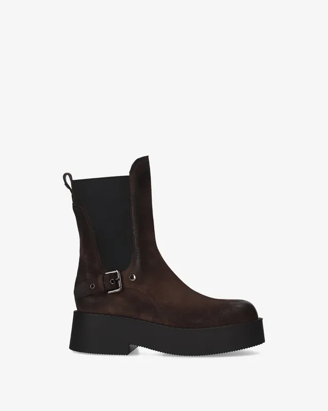 premiata-chelsea-platform-moka-stiefelette-damen-heritage image 1