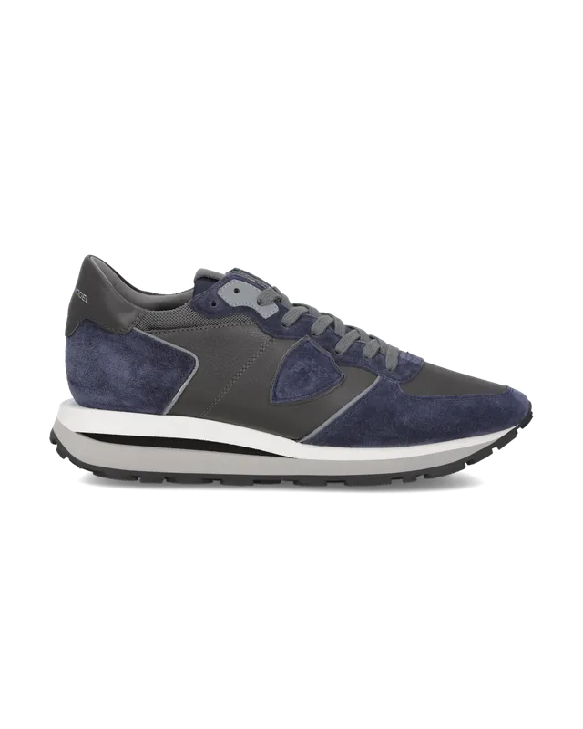 philippe-model-tropez-haute-herren-sneaker-blau-grau image 1