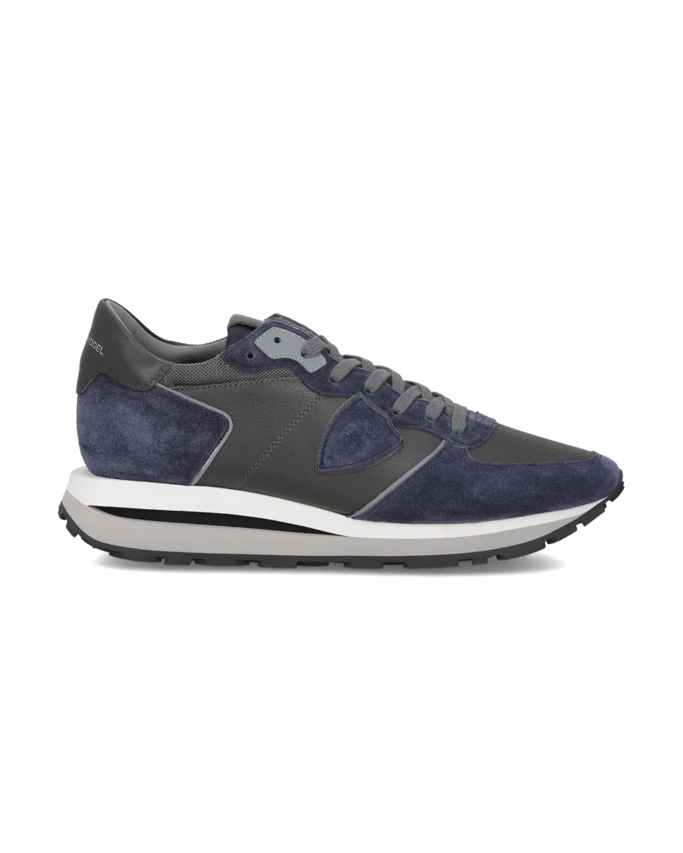 philippe-model-tropez-haute-herren-sneaker-blau-grau image 1