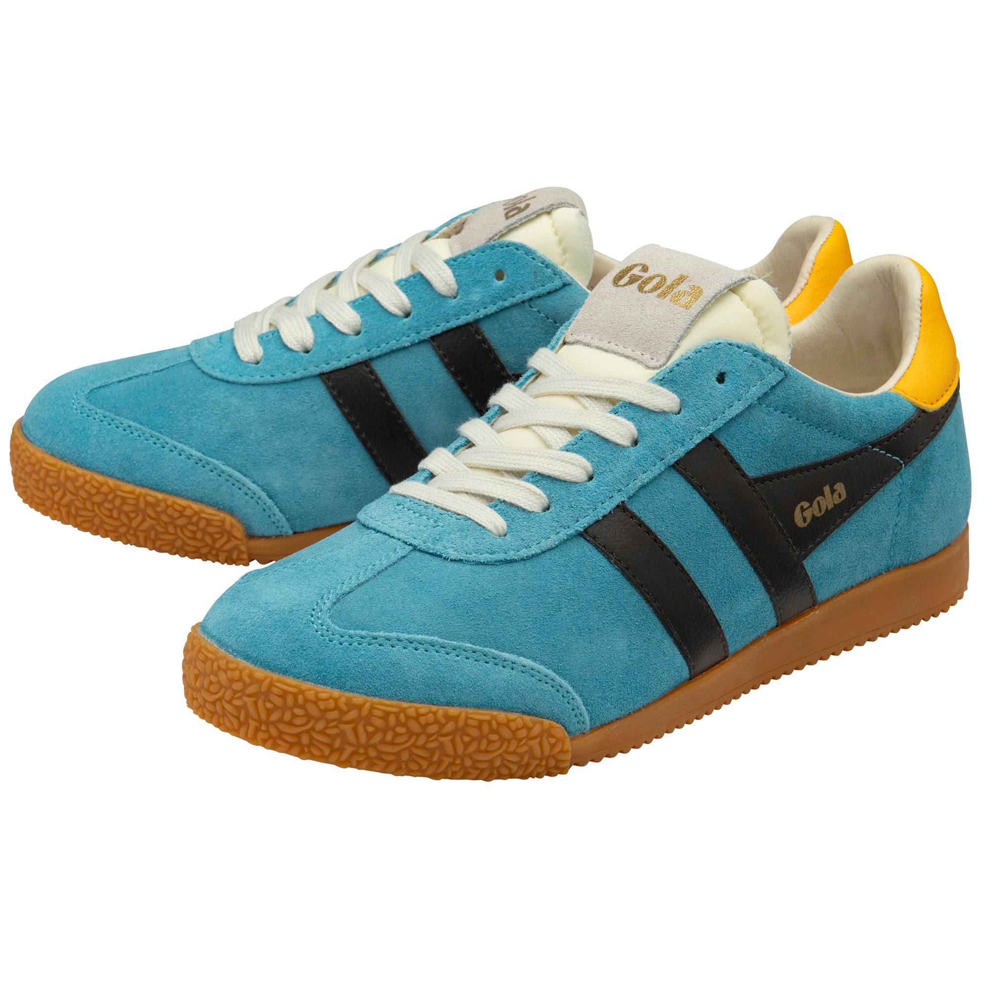 gola-elan-damen-sneaker-ozeanblau-mokka-sonnengelb image 3