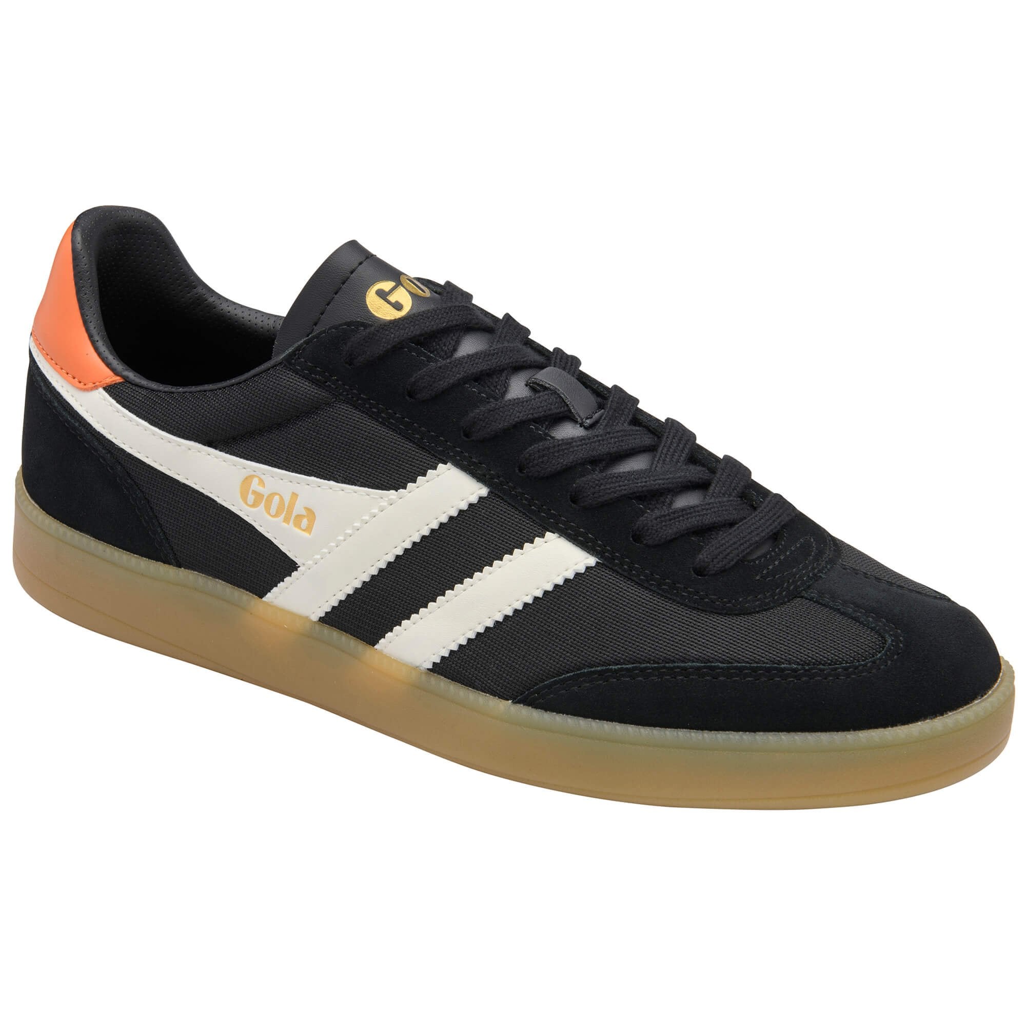 gola-viper-mesh-herren-sneaker-schwarz-orange-archiv-1976 image 2