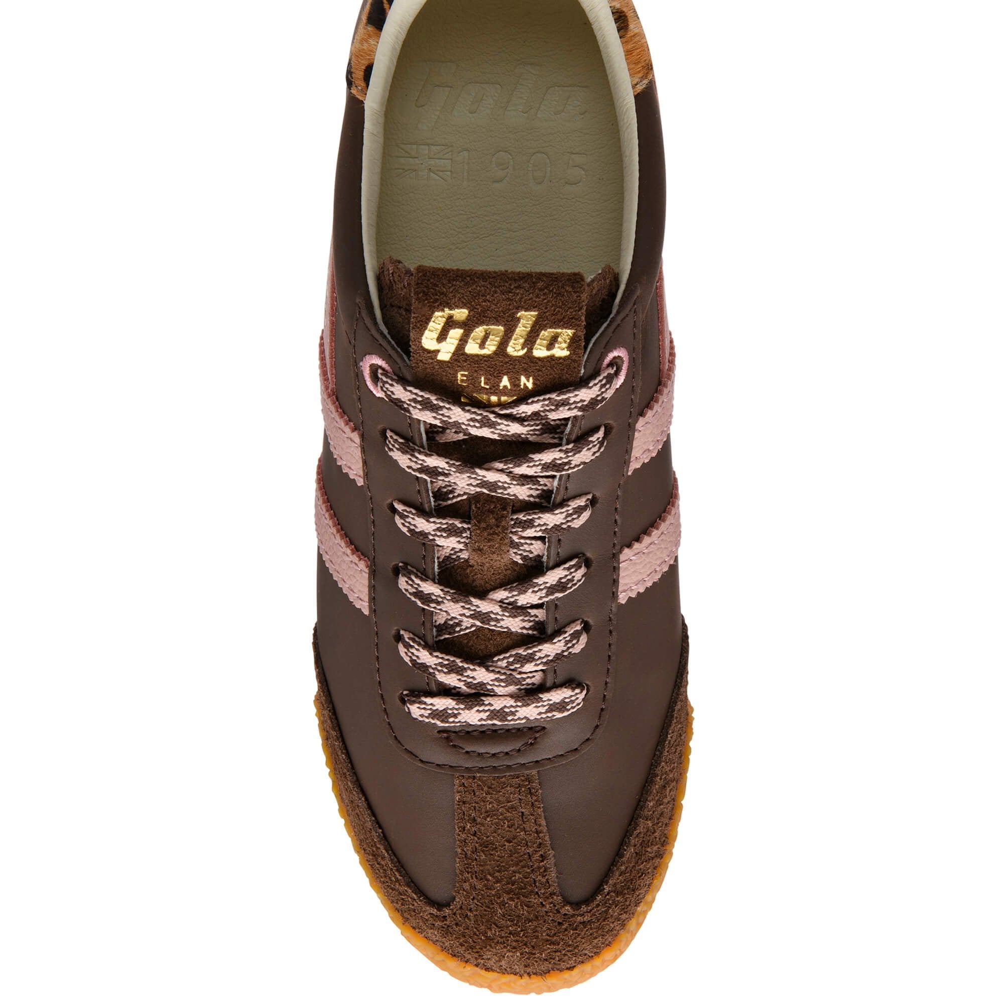 gola-elan-islington-damen-made-in-england-braun-pink image 5