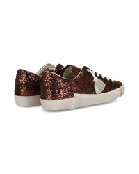 philippe-model-prsx-sneaker-damen-pailletten-braun image 2