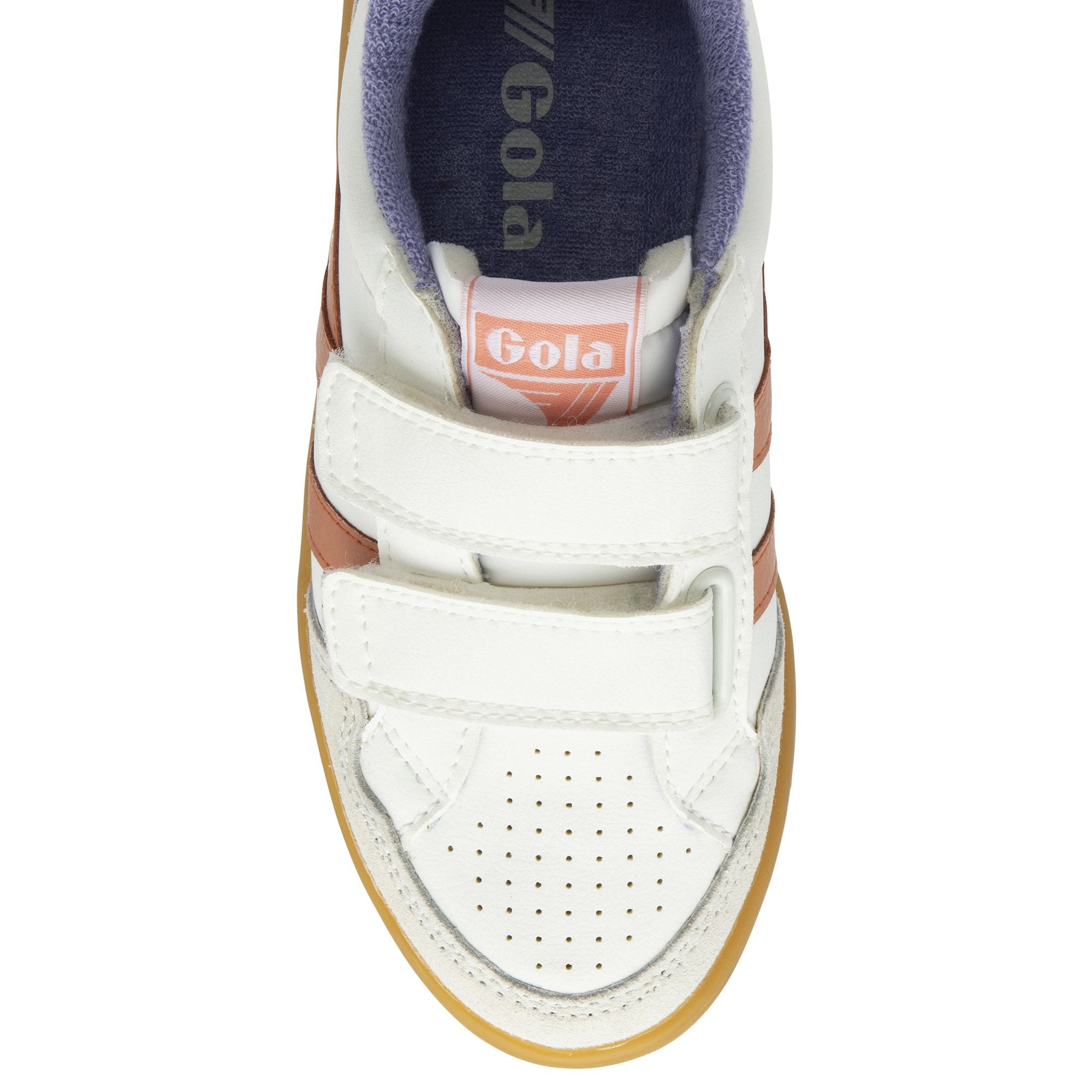 gola-eagle-strap-kinder-sneaker-wei-terrakotta-klett image 5