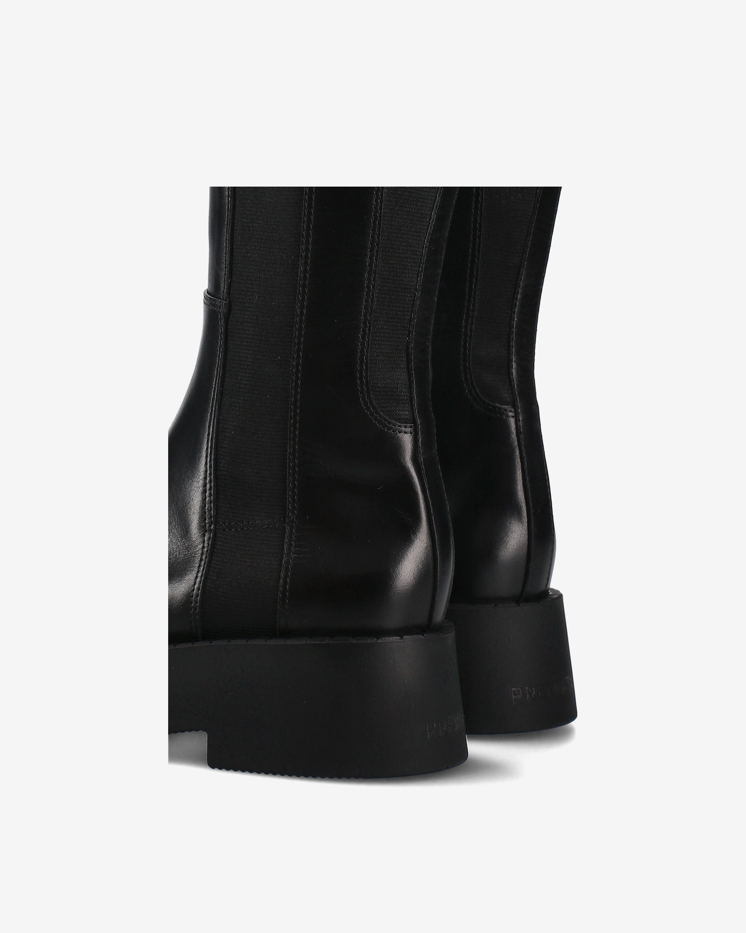 premiata-stivaletti-stiefel-schwarz-leder-damen-made-in-italy image 3