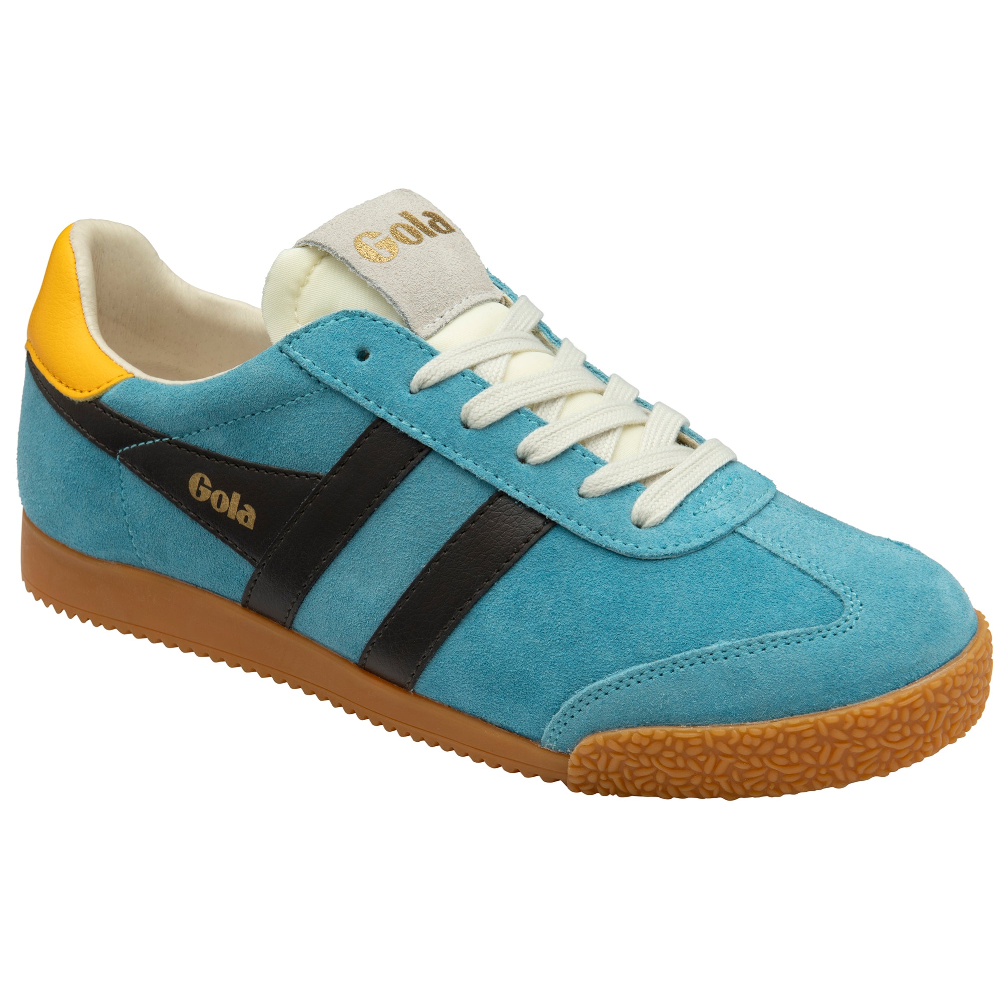 gola-elan-damen-sneaker-ozeanblau-mokka-sonnengelb image 2