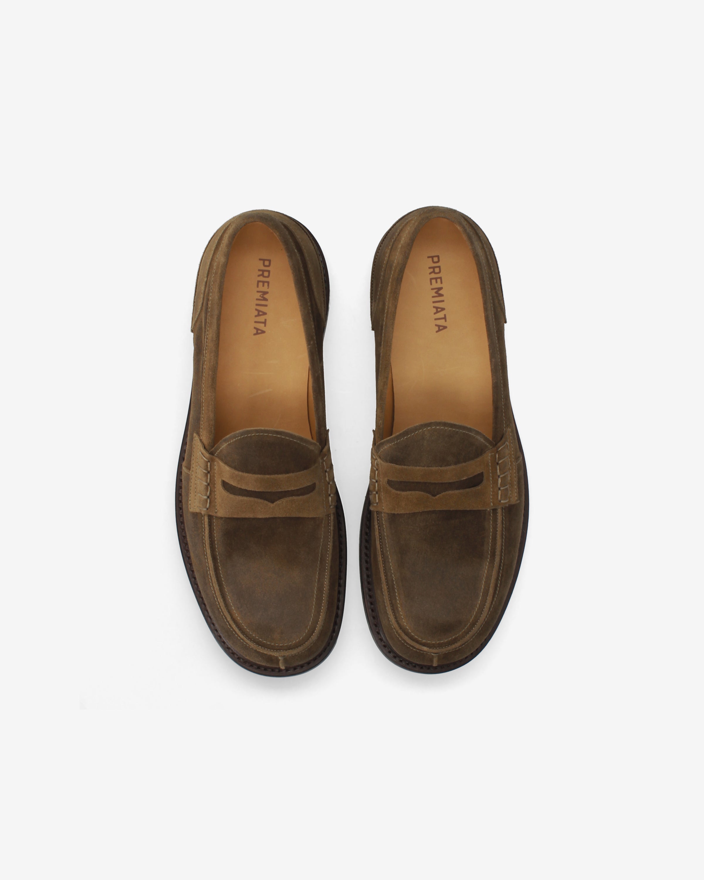 premiata-mocassino-suede-fango-herren-penny-loafer image 6