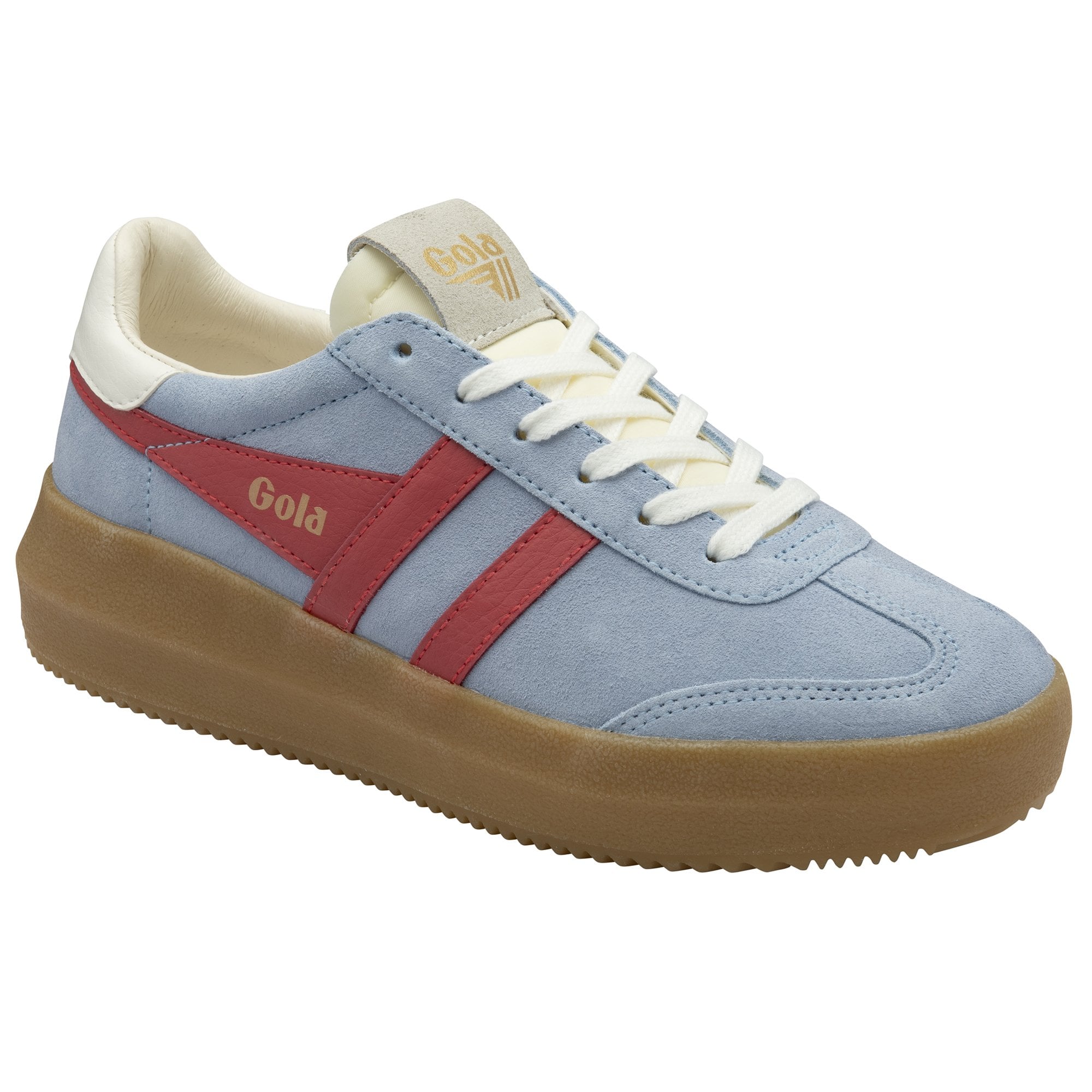 gola-athena-sneaker-f-r-damen-hellblau-koralle-off-white-plateau image 2
