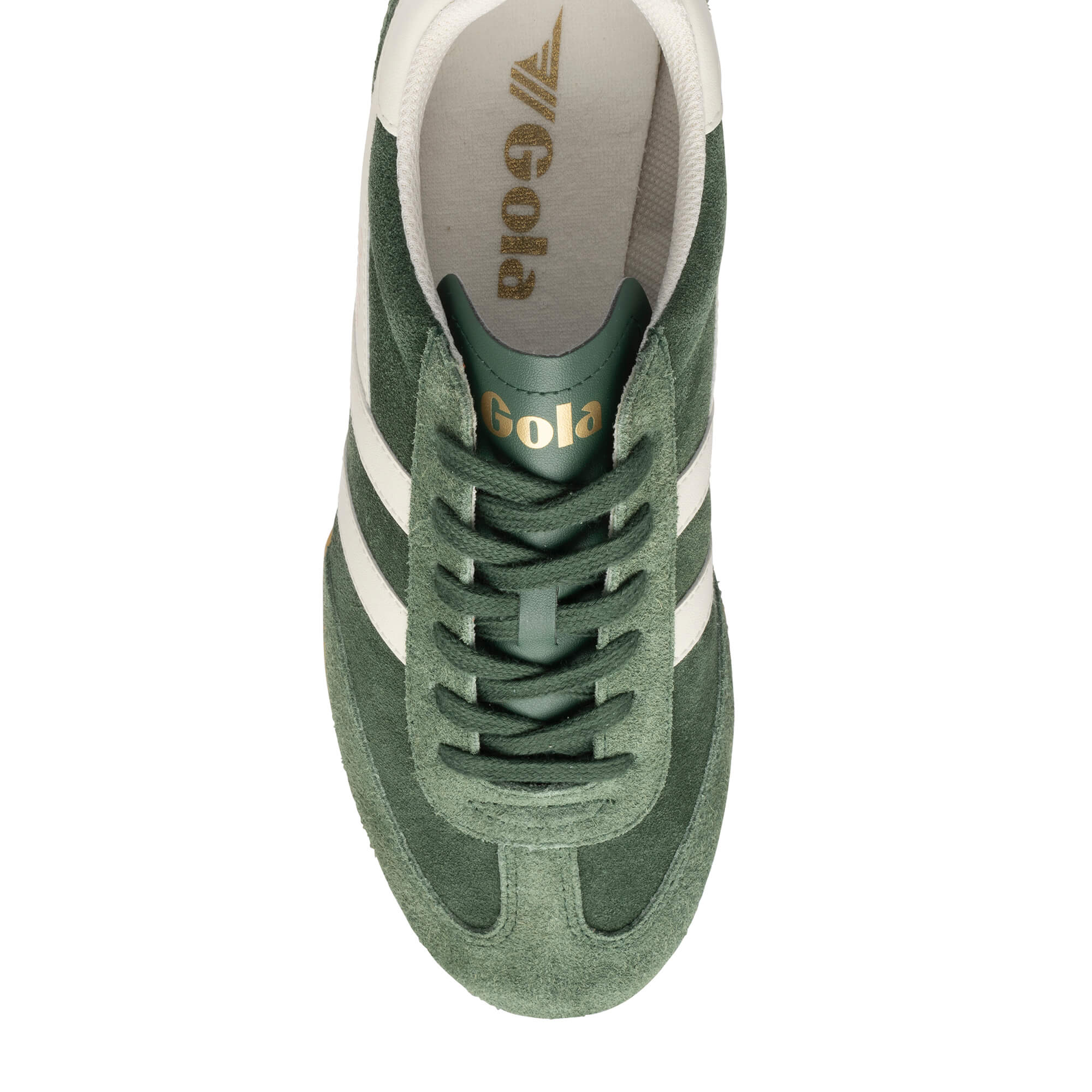 gola-sprinter-wildleder-sneaker-f-r-herren-in-evergreen-off-white image 5