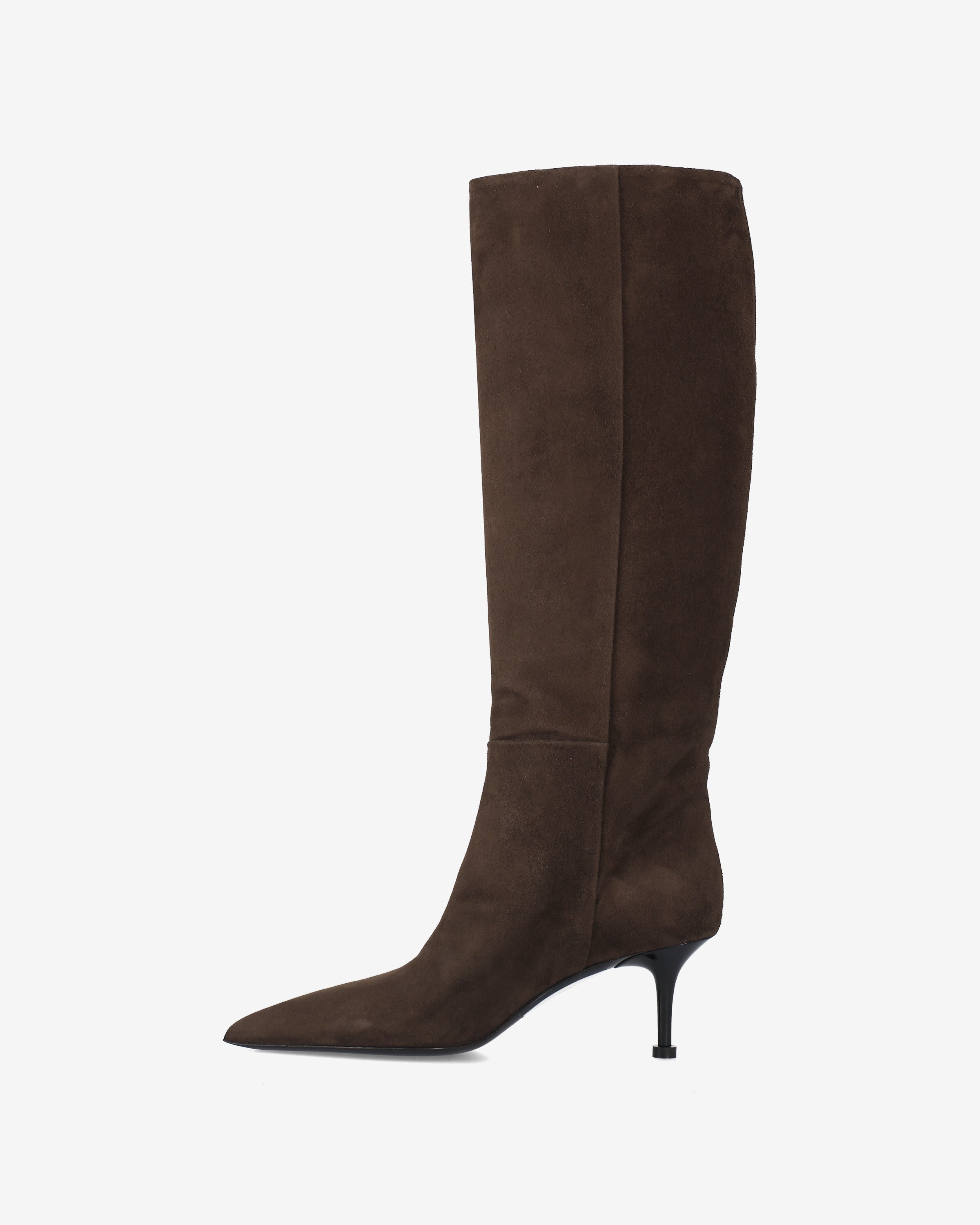 premiata-stiefel-damen-aus-suede-testa-di-moro-40-cm-absatz-6-5-cm image 3