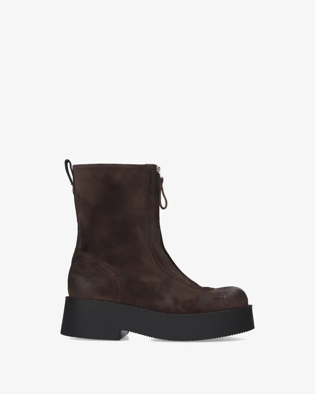 premiata-stivaletti-platform-stiefel-damen-moka image 1