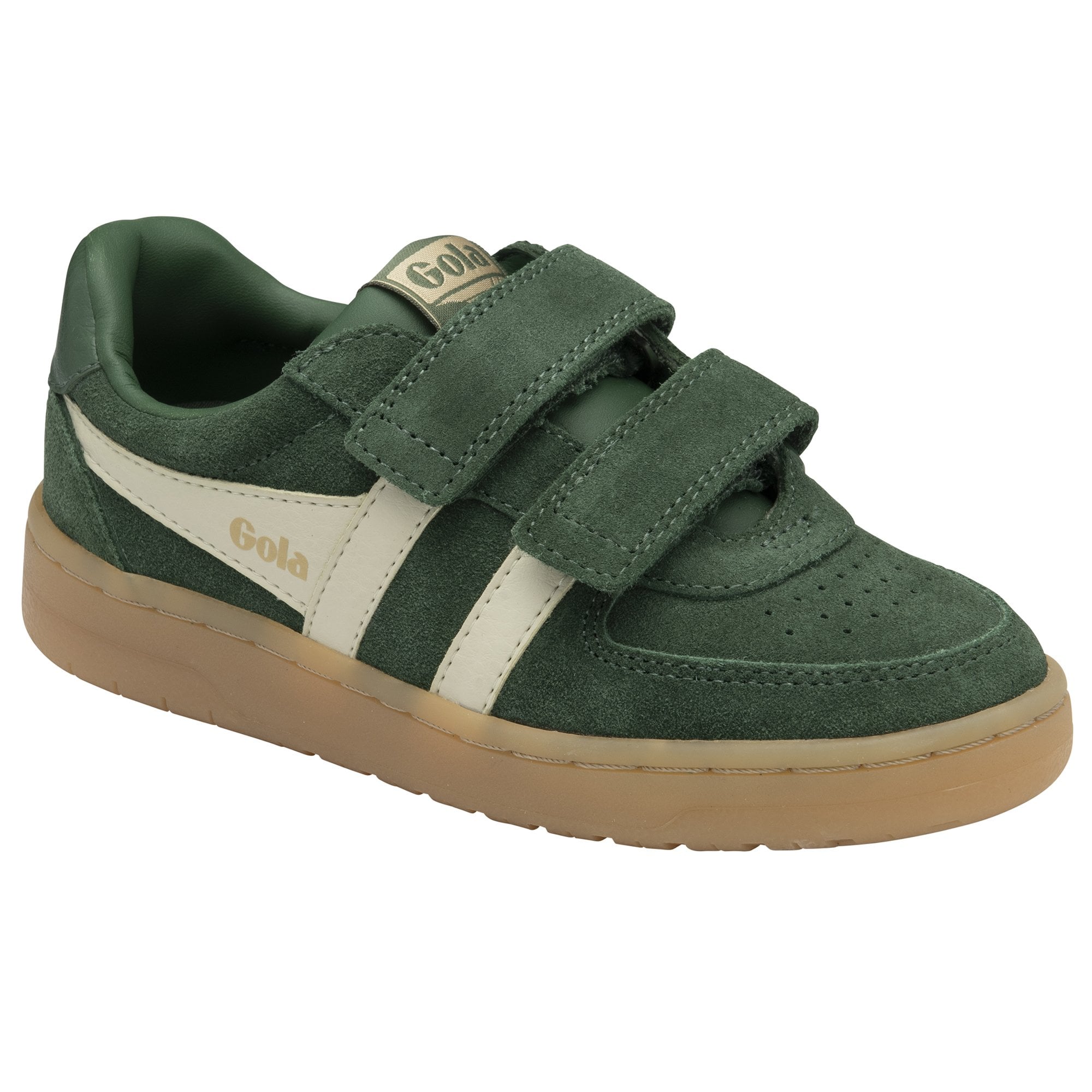 gola-hawk-wildleder-kinder-sneaker-evergreen-klett image 2