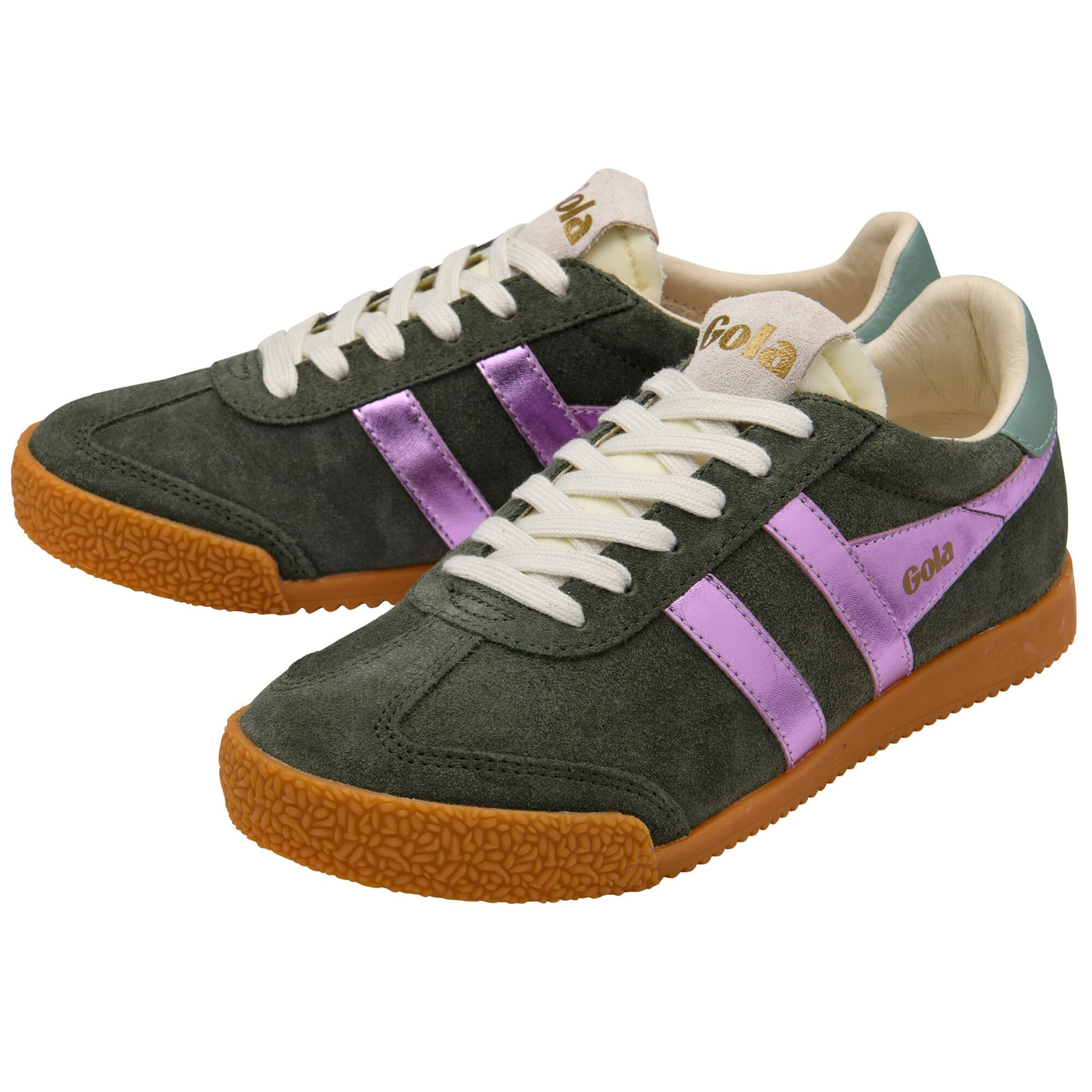gola-elan-glitz-damen-sneaker-khaki-metallic-lila image 3