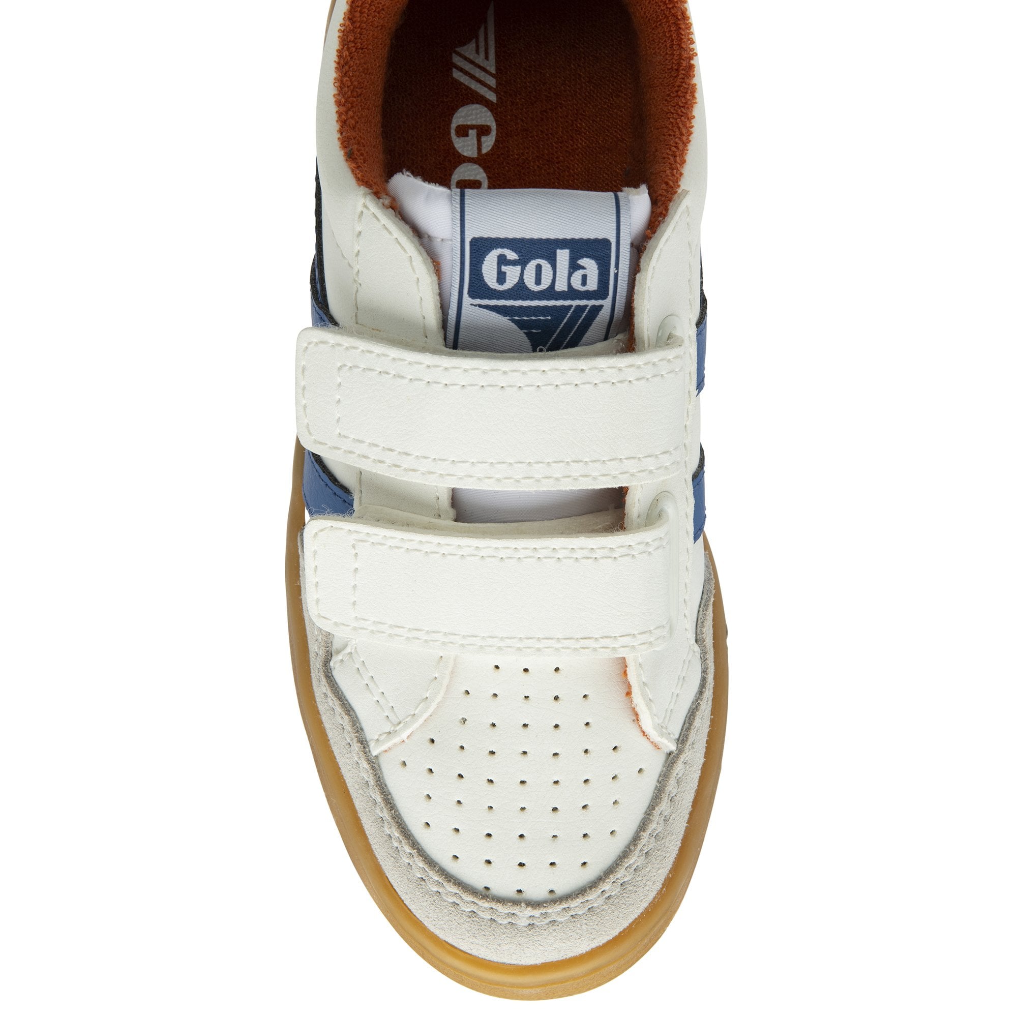 gola-eagle-strap-turnschuhe-f-r-kinder-in-wei-marineblau-mit-klett image 5