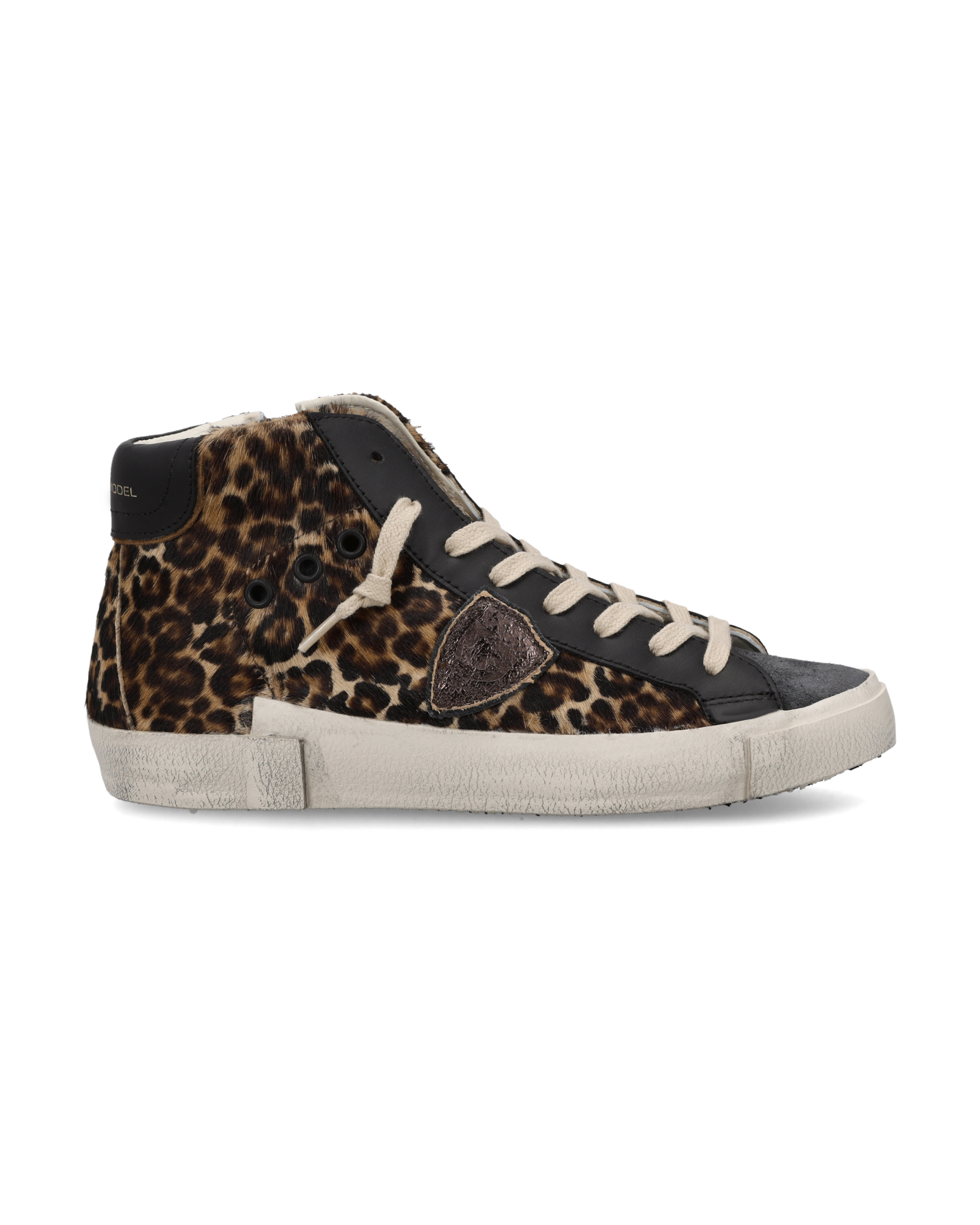 philippe-model-prsx-high-damen-sneaker-animalier-noir image 1