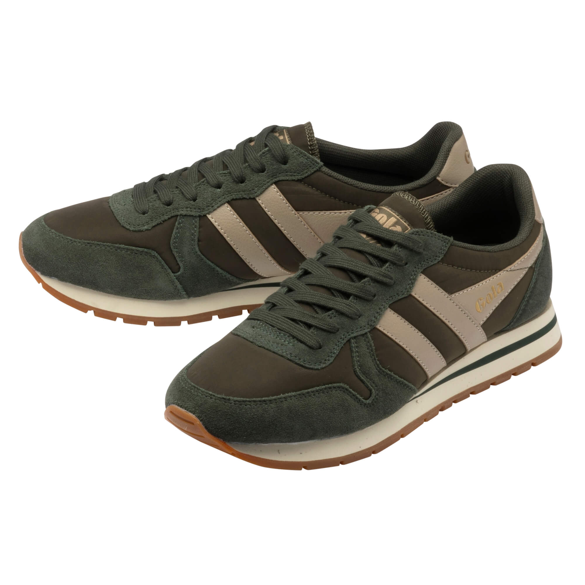 gola-daytona-herren-sneaker-dunkelkhaki-knochen image 3