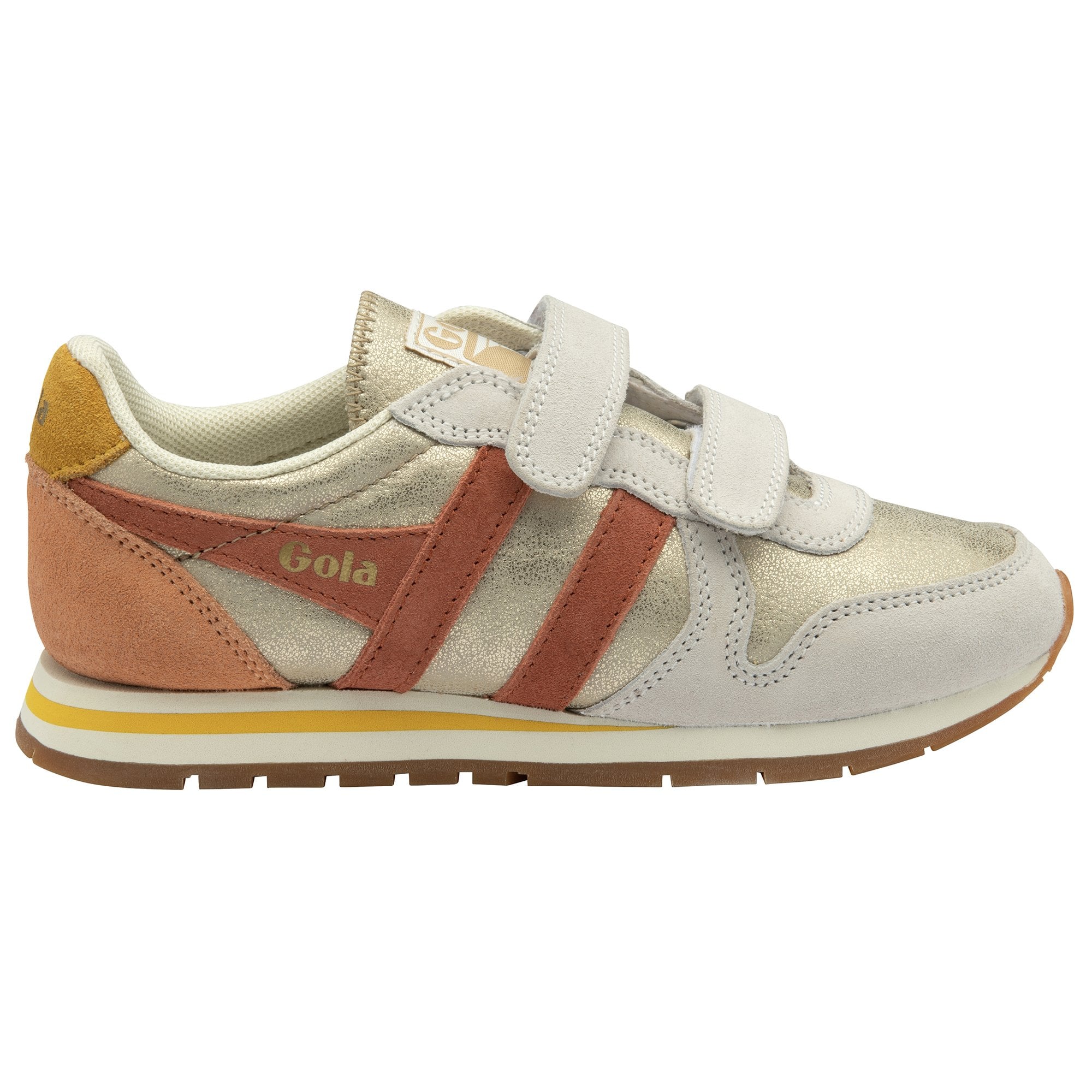 gola-daytona-blaze-strap-kinder-sneaker-gold-orange-gelb image 1