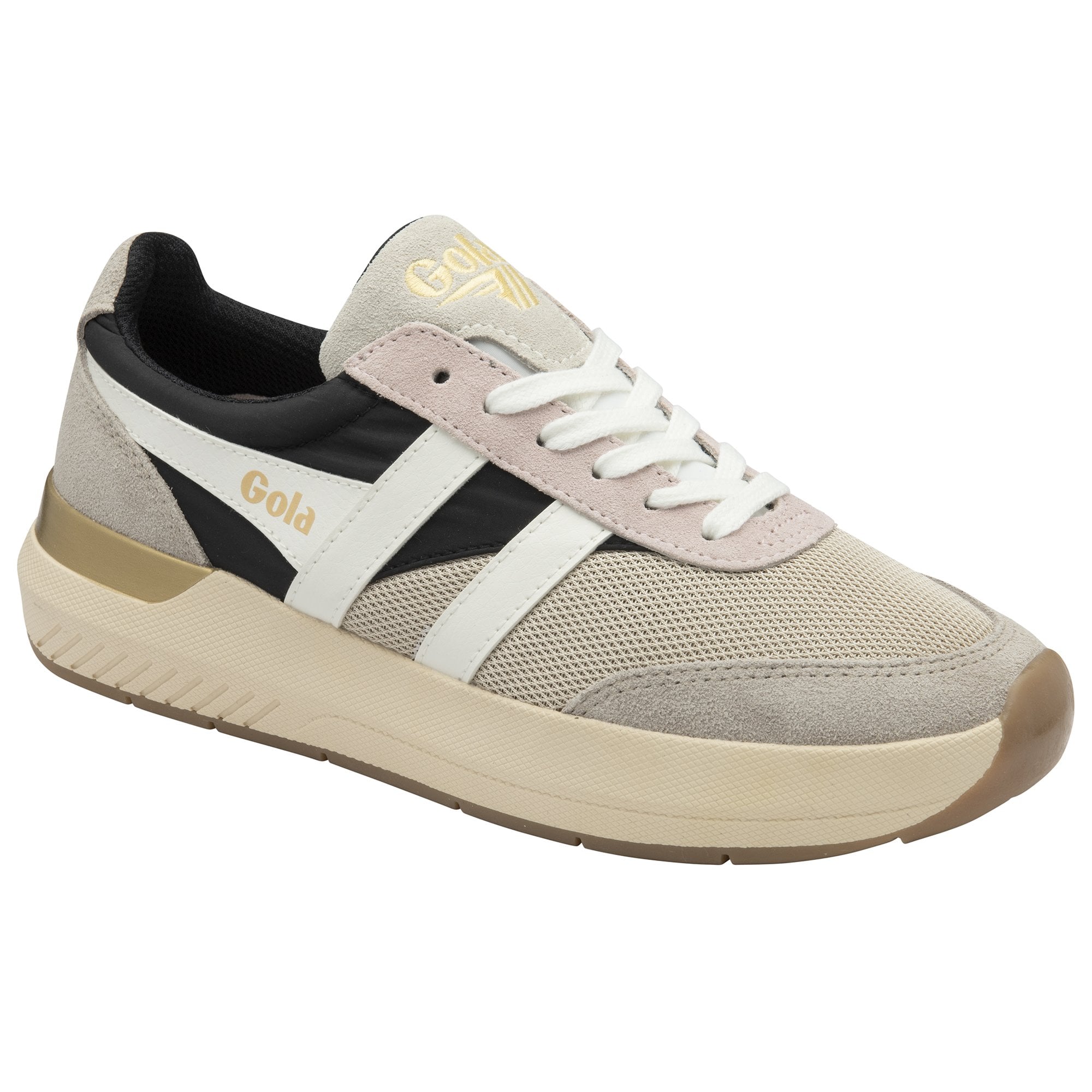 gola-raven-sneaker-f-r-damen-mesh-in-weizen-schwarz-federgrau image 2
