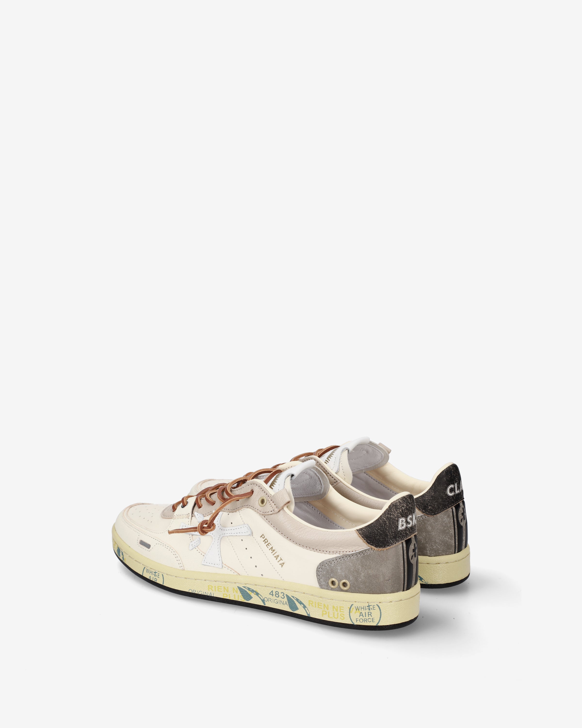 premiata-bskt-clay-8163-herren-sneaker-weiss image 5