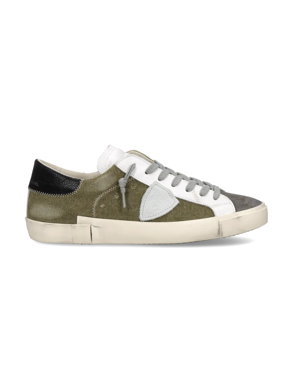 philippe-model-prsx-herren-sneaker-milit-rgr-n-grau image 1