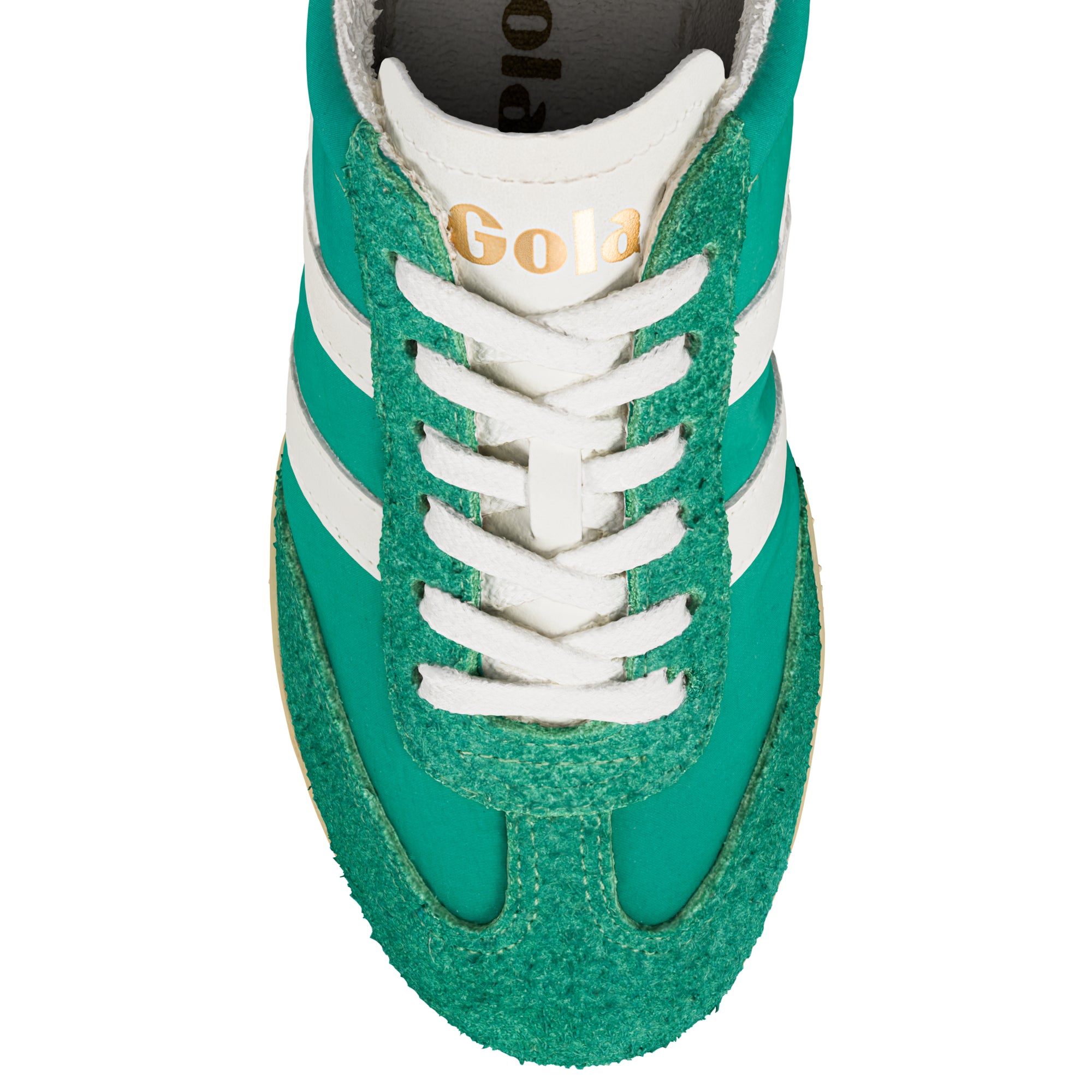 gola-sprinter-damen-trainingsschuhe-gr-n-wildleder-mesh image 4