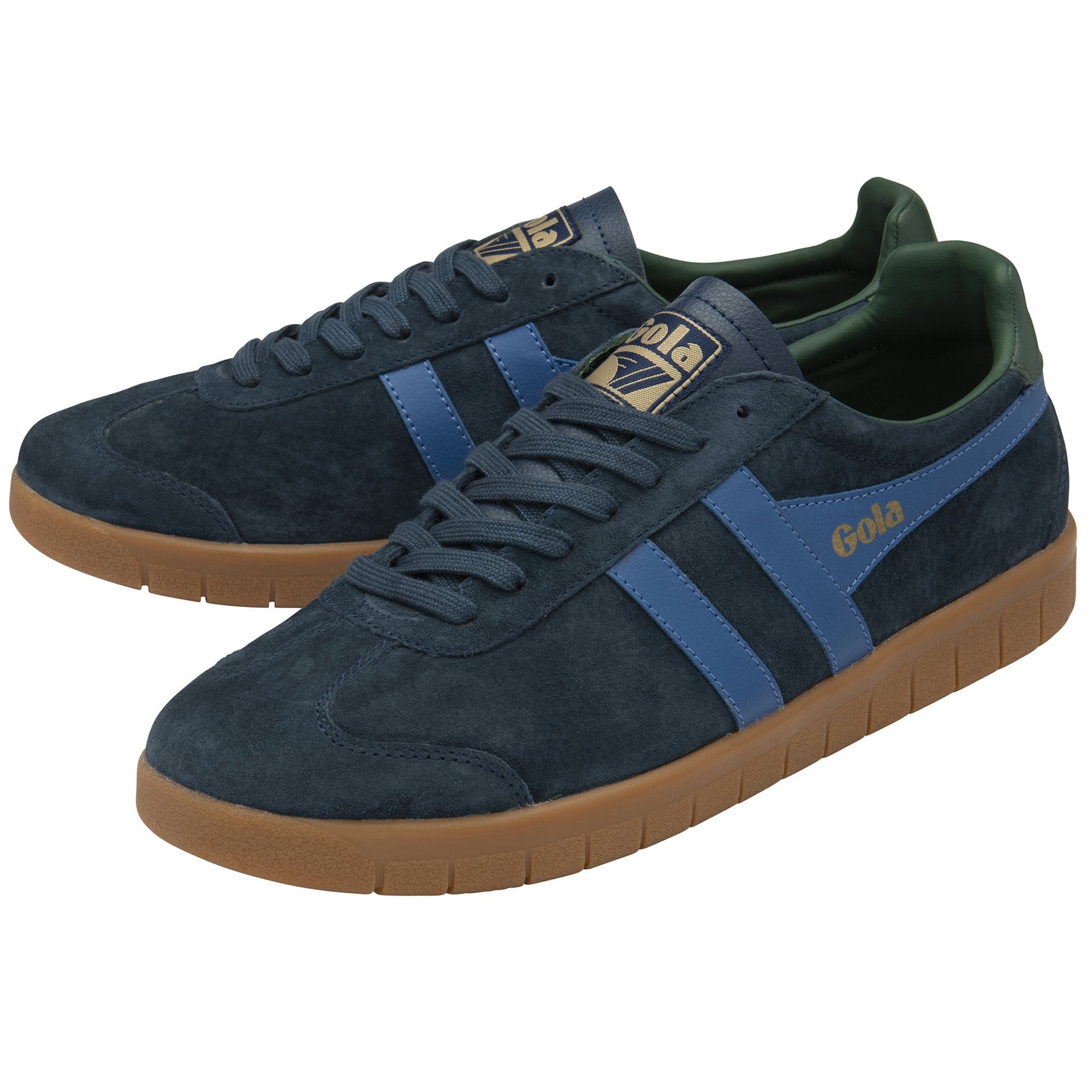 gola-hurricane-wildleder-sneaker-f-r-herren-marineblau-cupsohle image 3
