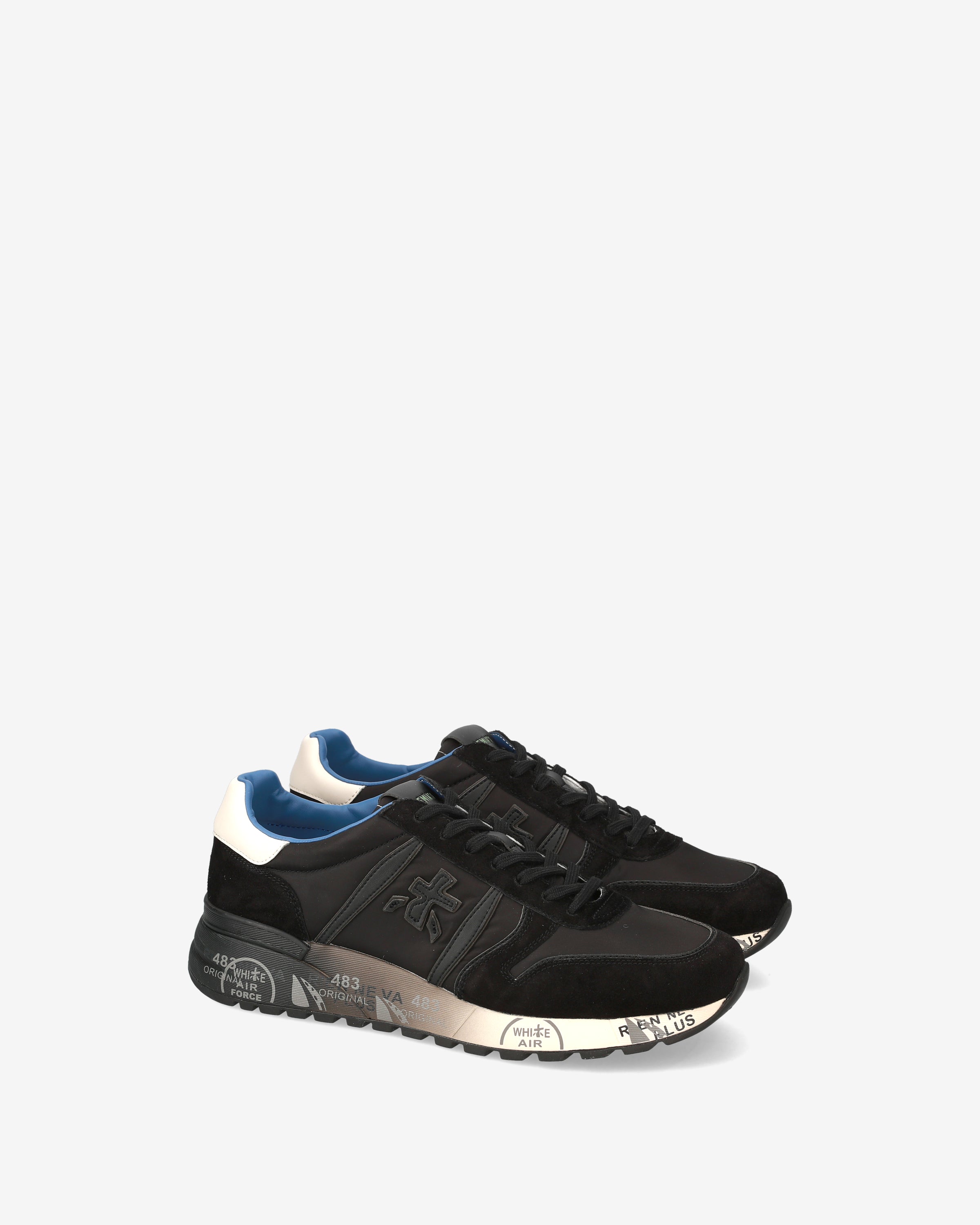 premiata-lander-7079-herren-sneaker-schwarz image 2