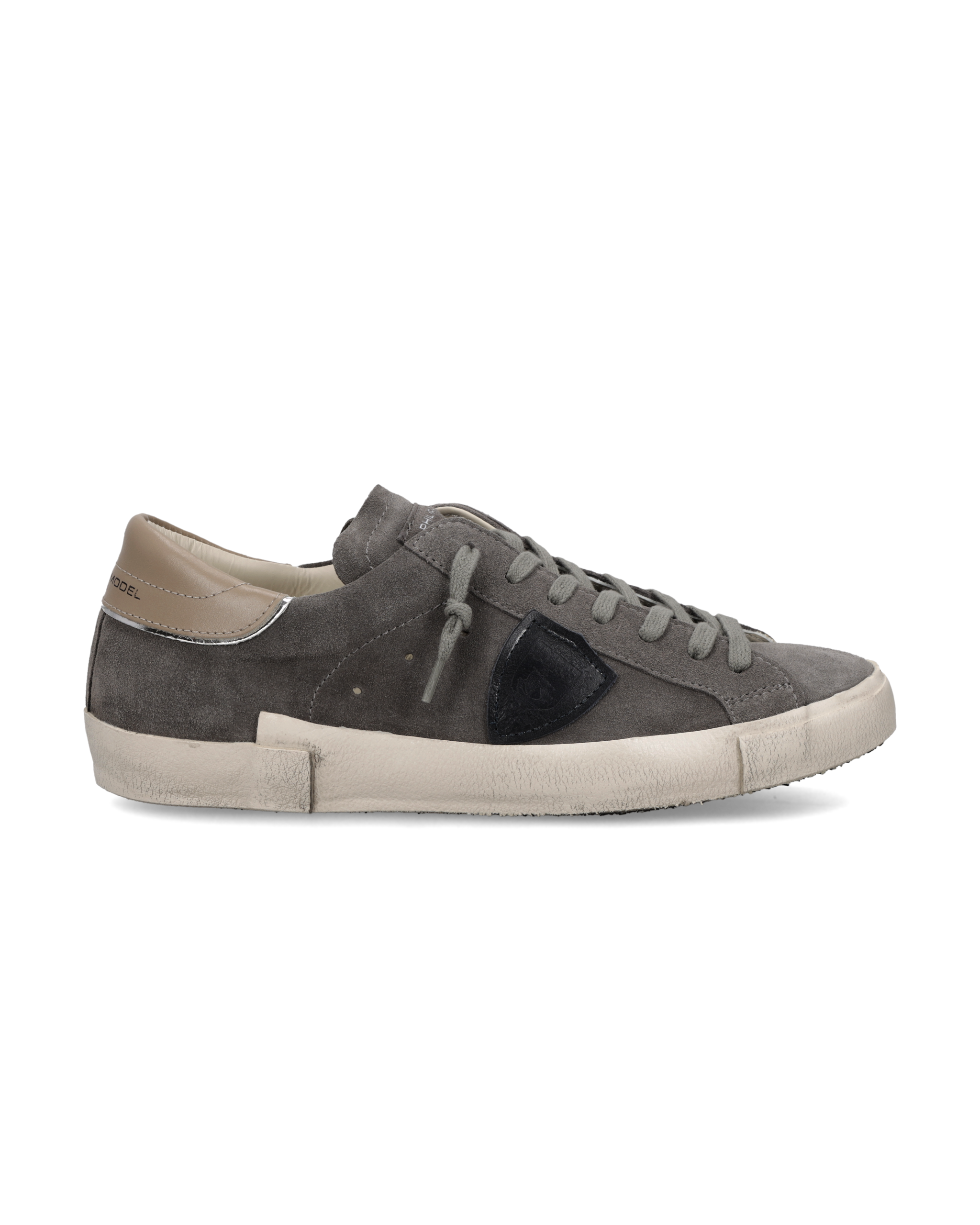 philippe-model-prsx-herren-sneaker-gris-taupe-boue-grau-taupe image 1
