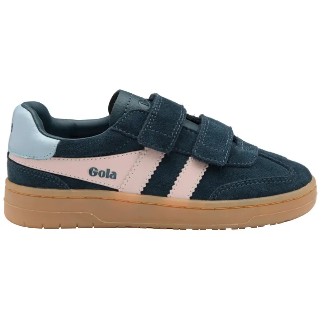 gola-viper-strap-kindersneaker-marineblau-kreide-rosa-mit-klettverschluss image 1