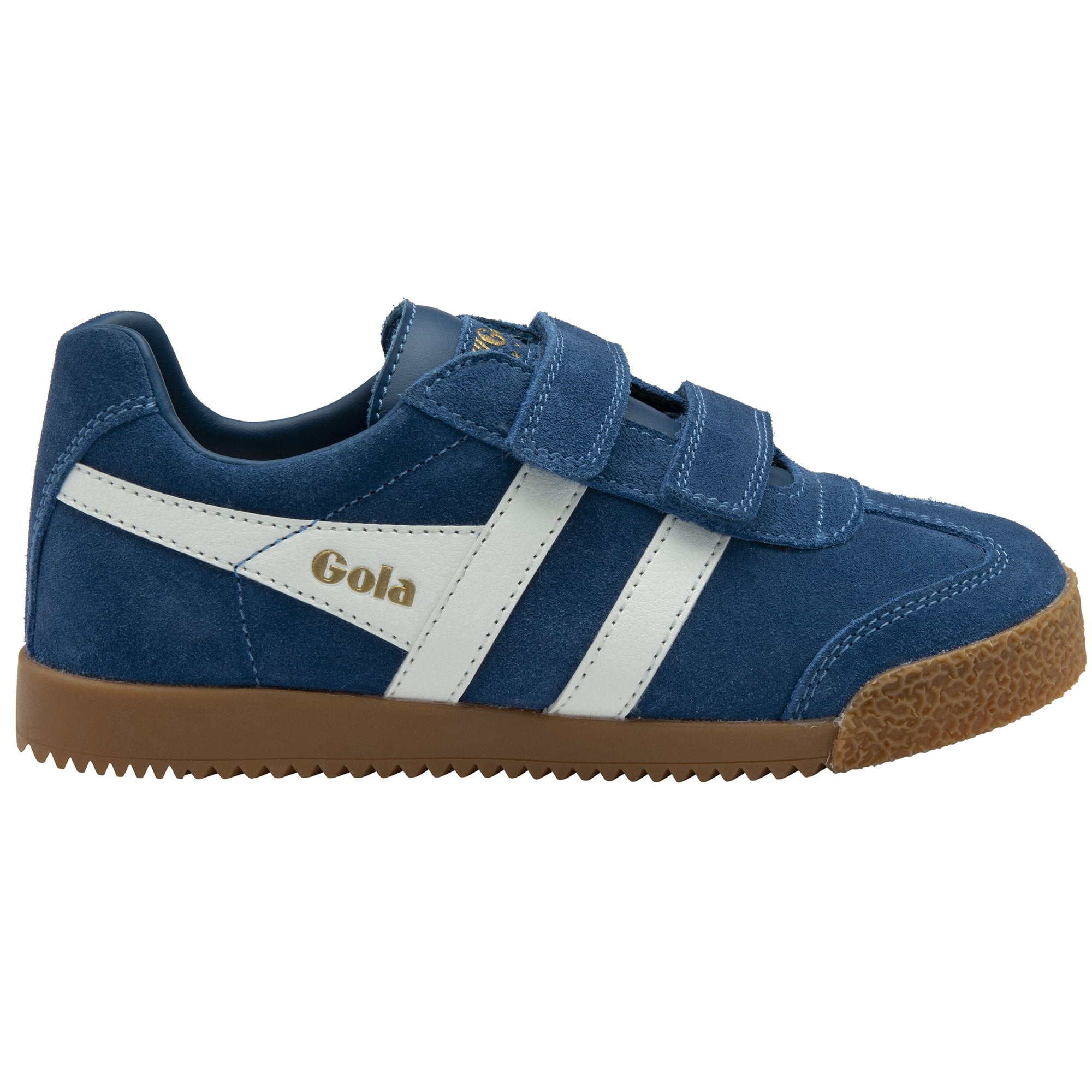 gola-harrier-strap-trainer-kinder-sneaker-wildleder-klettverschluss image 1