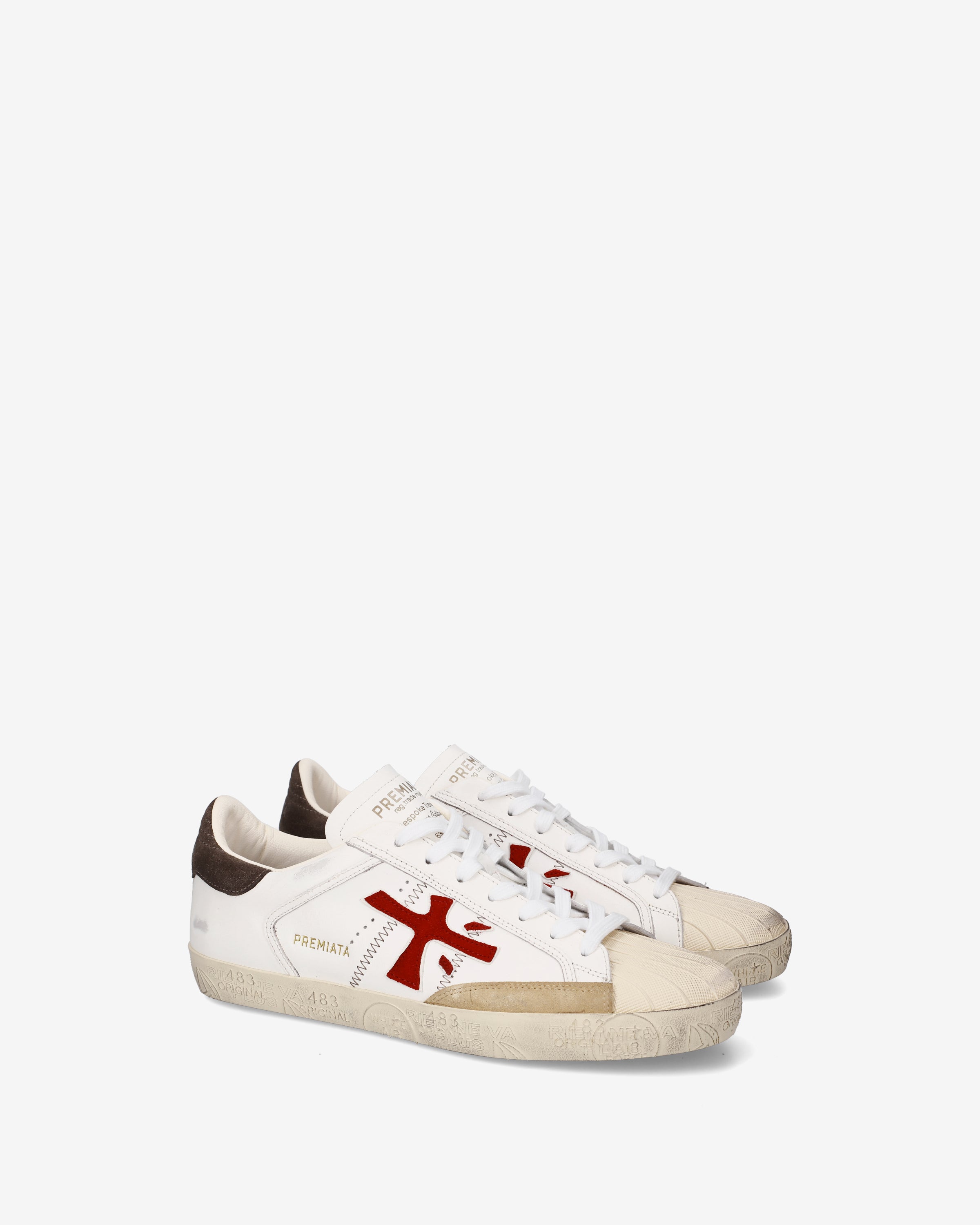 premiata-steven-8044-sneaker-creme-wei-herren image 2