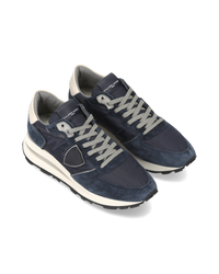 philippe-model-tropez-haute-sneaker-herren-bleu-oc-an-beurre image 4