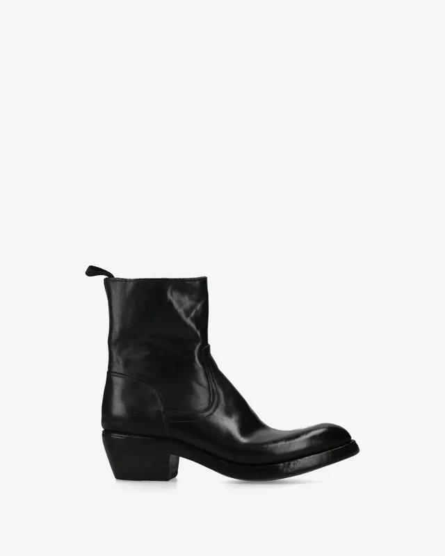 premiata-stivaletto-texano-cordovan-nero-herren-western-stiefel image 1