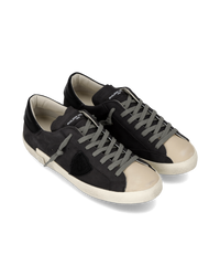 philippe-model-prsx-sneaker-herren-anthrazit-beige image 4