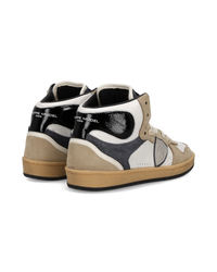 philippe-model-pgal-high-damen-high-top-sneaker-wei-schwarz-beige image 2