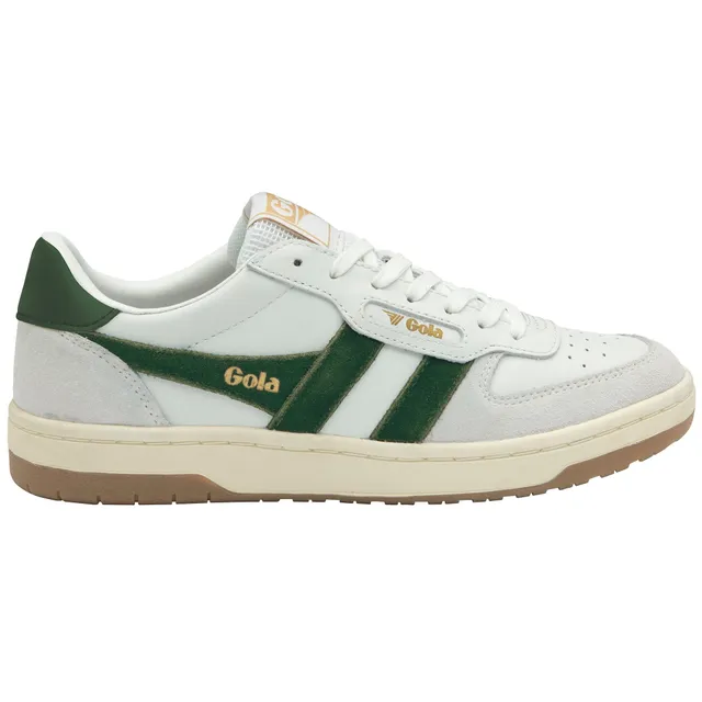 gola-hawk-sneaker-f-r-herren-wei-dunkelgr-n-leder-mix image 1