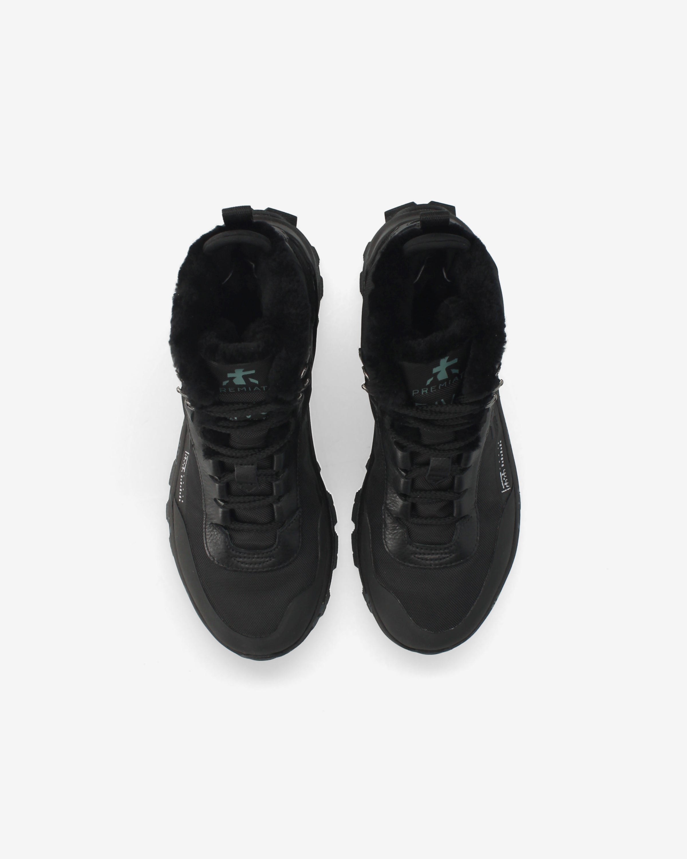premiata-trivor-509m-mid-sneaker-damen-schwarz-shearling image 6