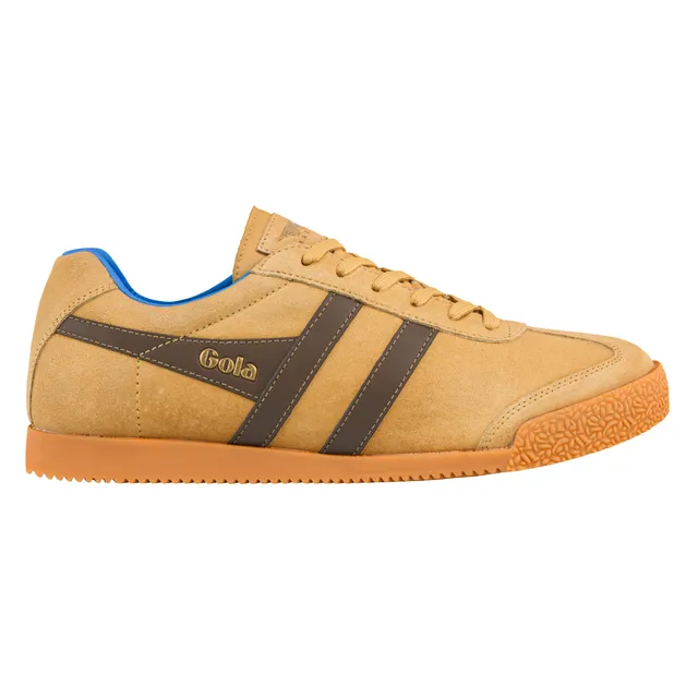 gola-harrier-herren-sneaker-wildleder-senfgelb-otterbraun image 1