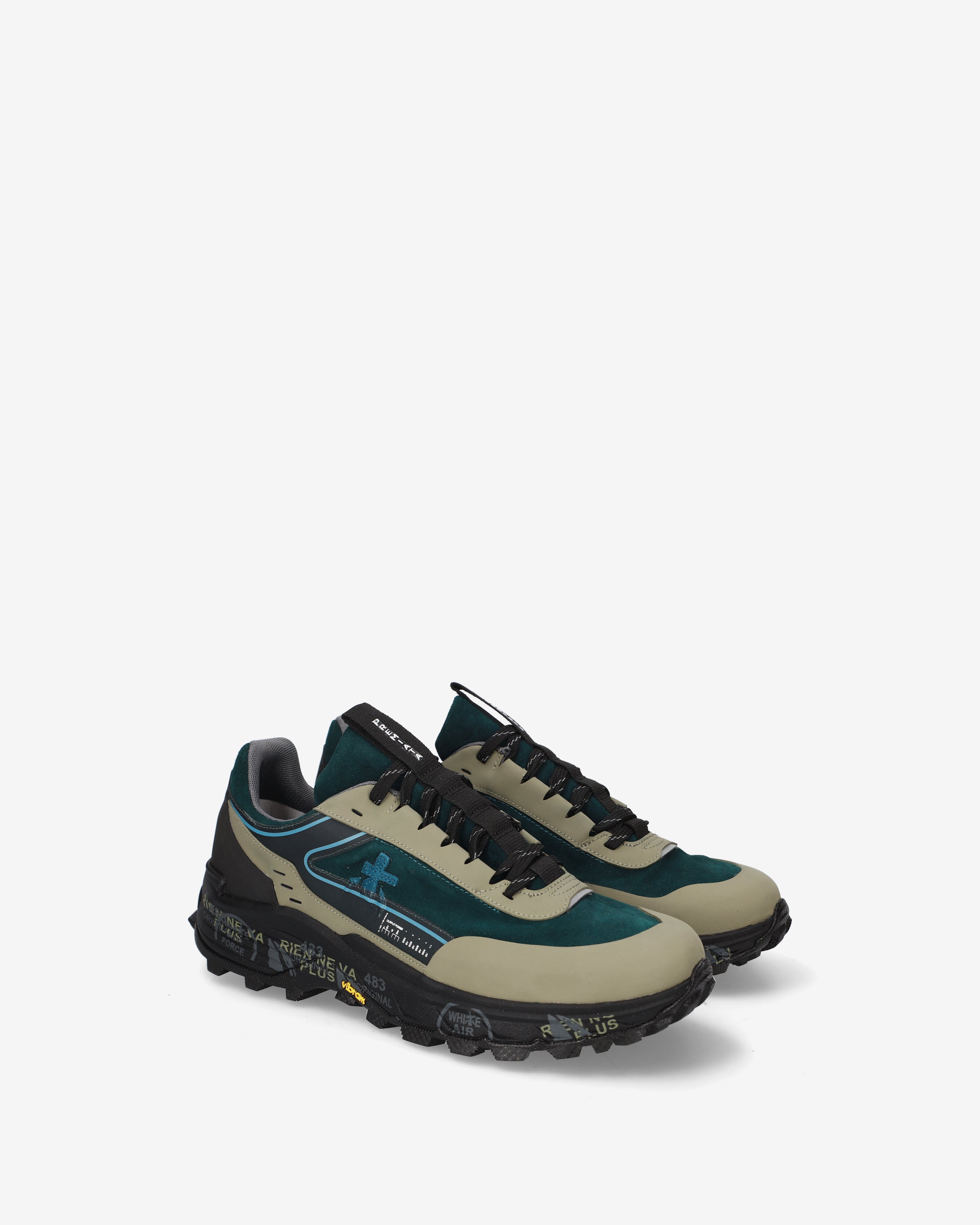 premiata-devin-502-sneaker-herren-petrolio-suede-technik-vibram-sohle image 2