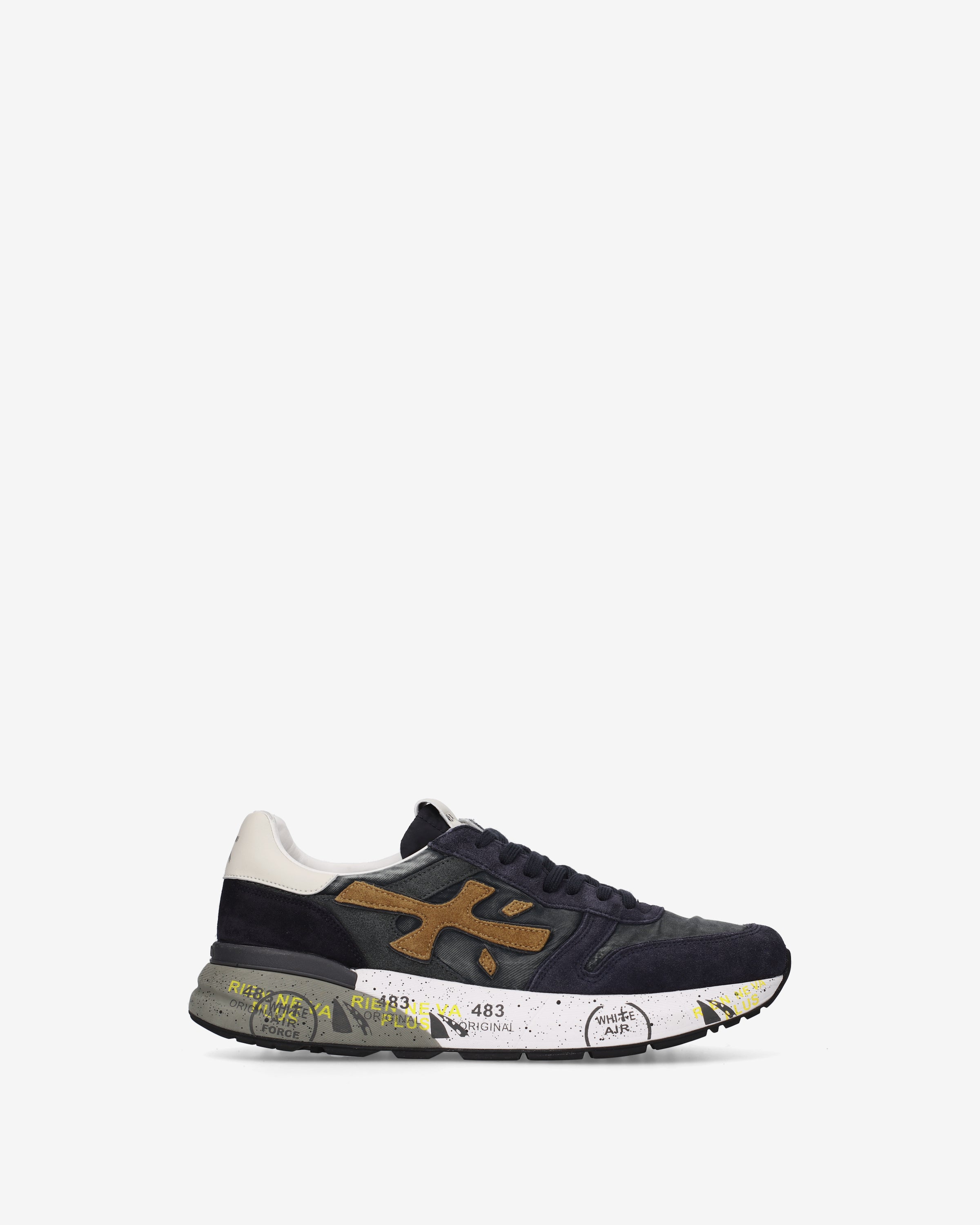 premiata-mick-8435-herren-sneaker-night-blau-suede image 1