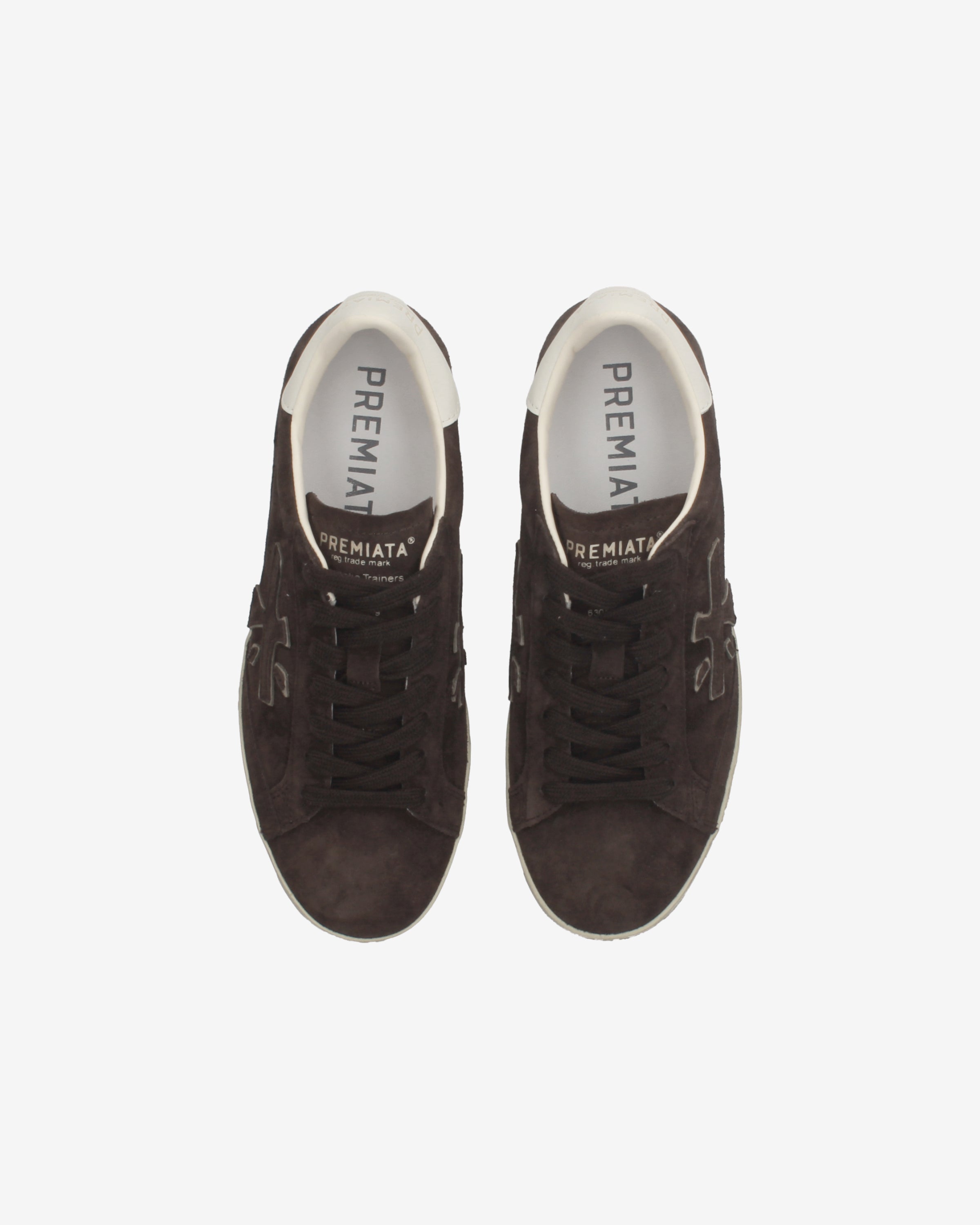 premiata-stevend-7897-sneaker-testa-di-moro-panna-leder-suede image 6