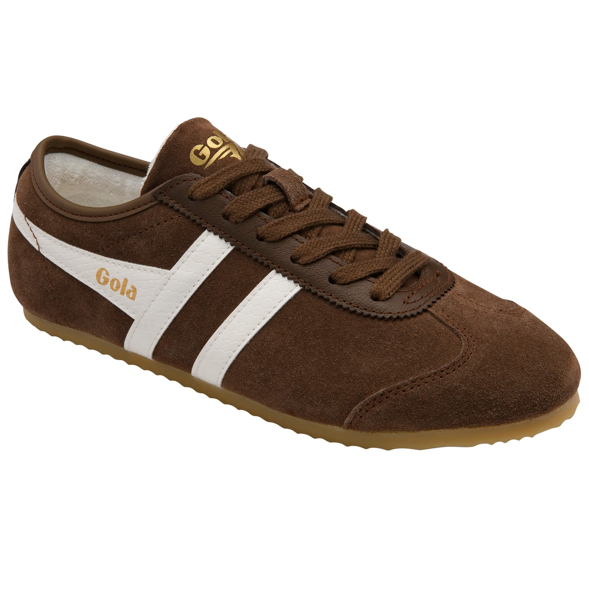 gola-cleora-sneaker-f-r-damen-otterveloursleder-retro image 2
