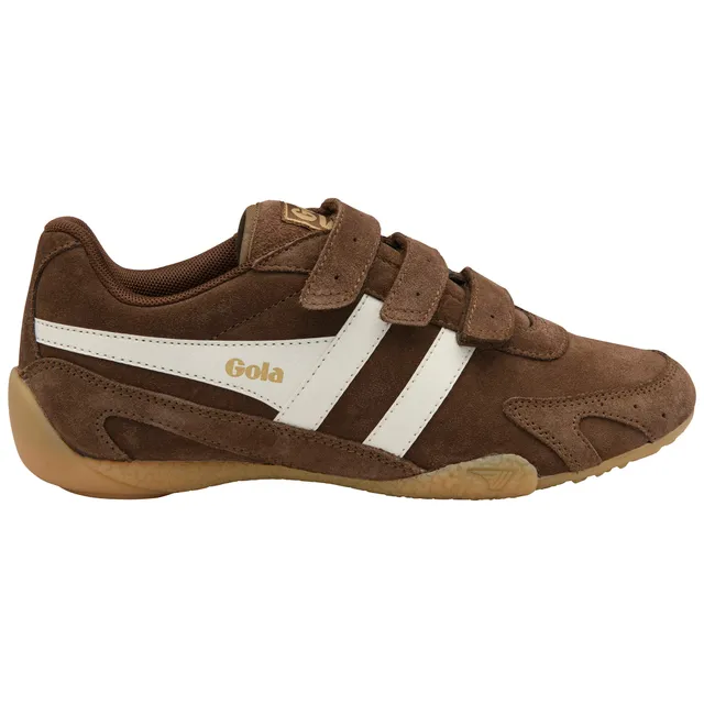 gola-connect-suede-strap-damen-sneaker-otterbraun-off-white image 1